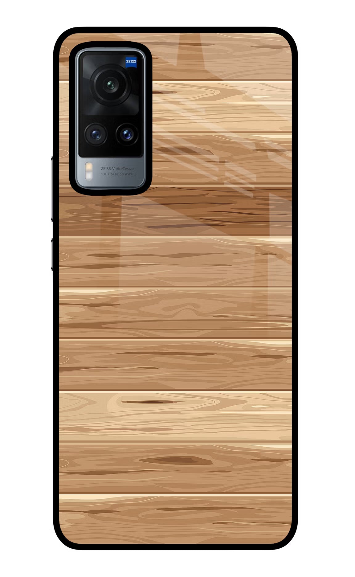 Wooden Vector Vivo X60 Back Cover - Wooden Vector Vivo X60 Glass Case Back Cover by Casekaro Wooden Vector Vivo X60 Glass Case Back Cover by Casekaro