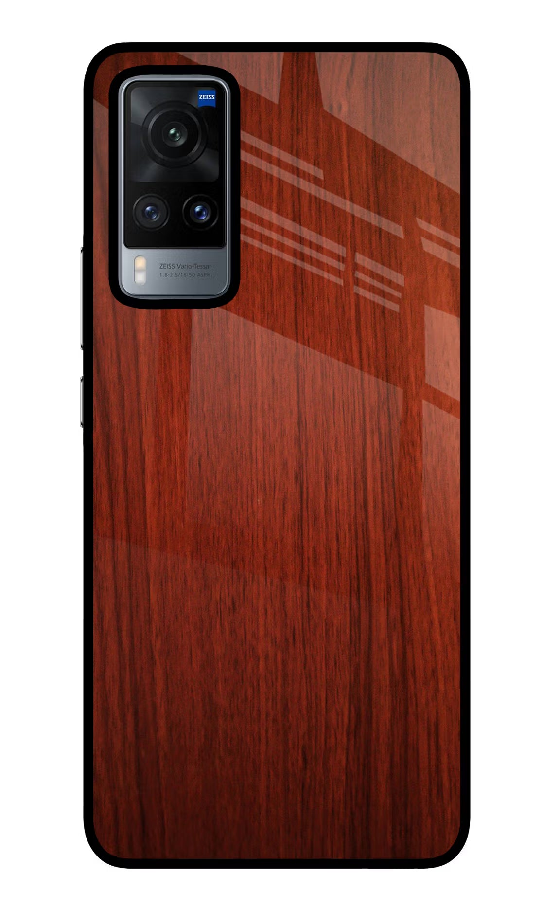 Wooden Plain Pattern Vivo X60 Back Cover - Wooden Plain Pattern Vivo X60 Glass Case Back Cover by Casekaro Wooden Plain Pattern Vivo X60 Glass Case Back Cover by Casekaro