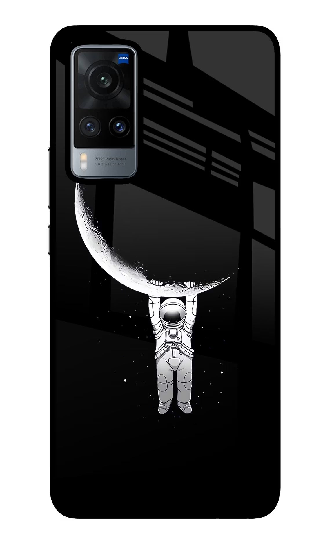 Moon Space Vivo X60 Back Cover - Moon Space Vivo X60 Glass Case Back Cover by Casekaro Moon Space Vivo X60 Glass Case Back Cover by Casekaro