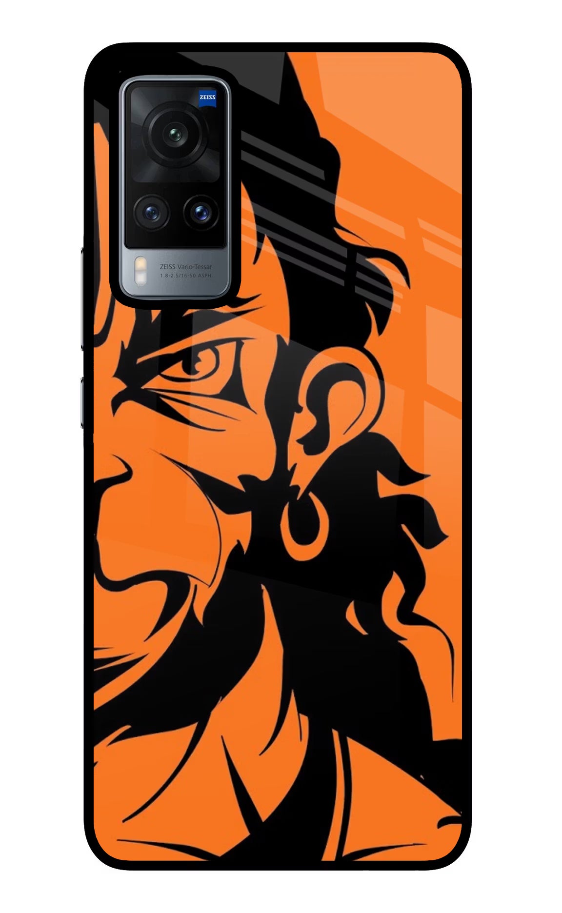 Hanuman Vivo X60 Back Cover - Hanuman Vivo X60 Glass Case Back Cover by Casekaro Hanuman Vivo X60 Glass Case Back Cover by Casekaro
