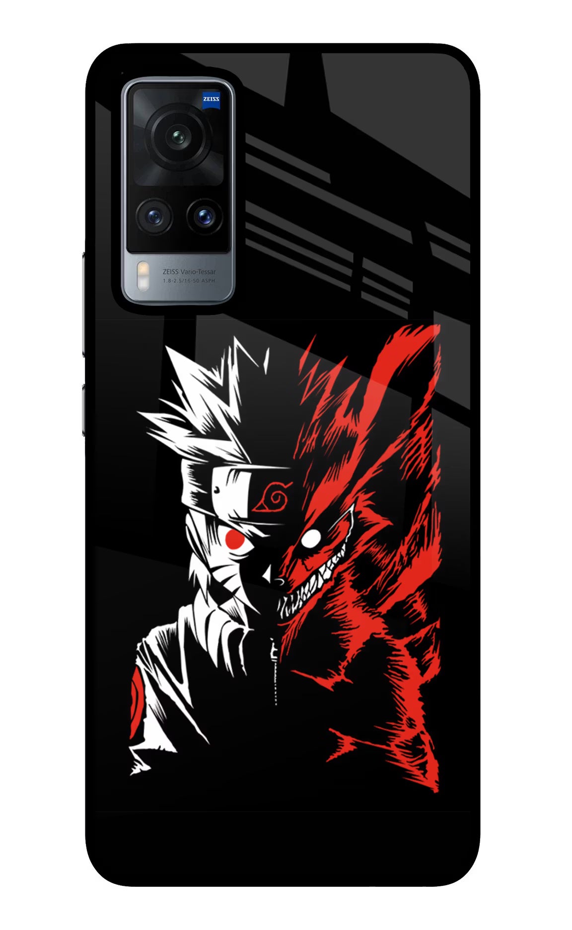 Naruto Two Face Vivo X60 Back Cover - Naruto Two Face Vivo X60 Glass Case Back Cover by Casekaro Naruto Two Face Vivo X60 Glass Case Back Cover by Casekaro