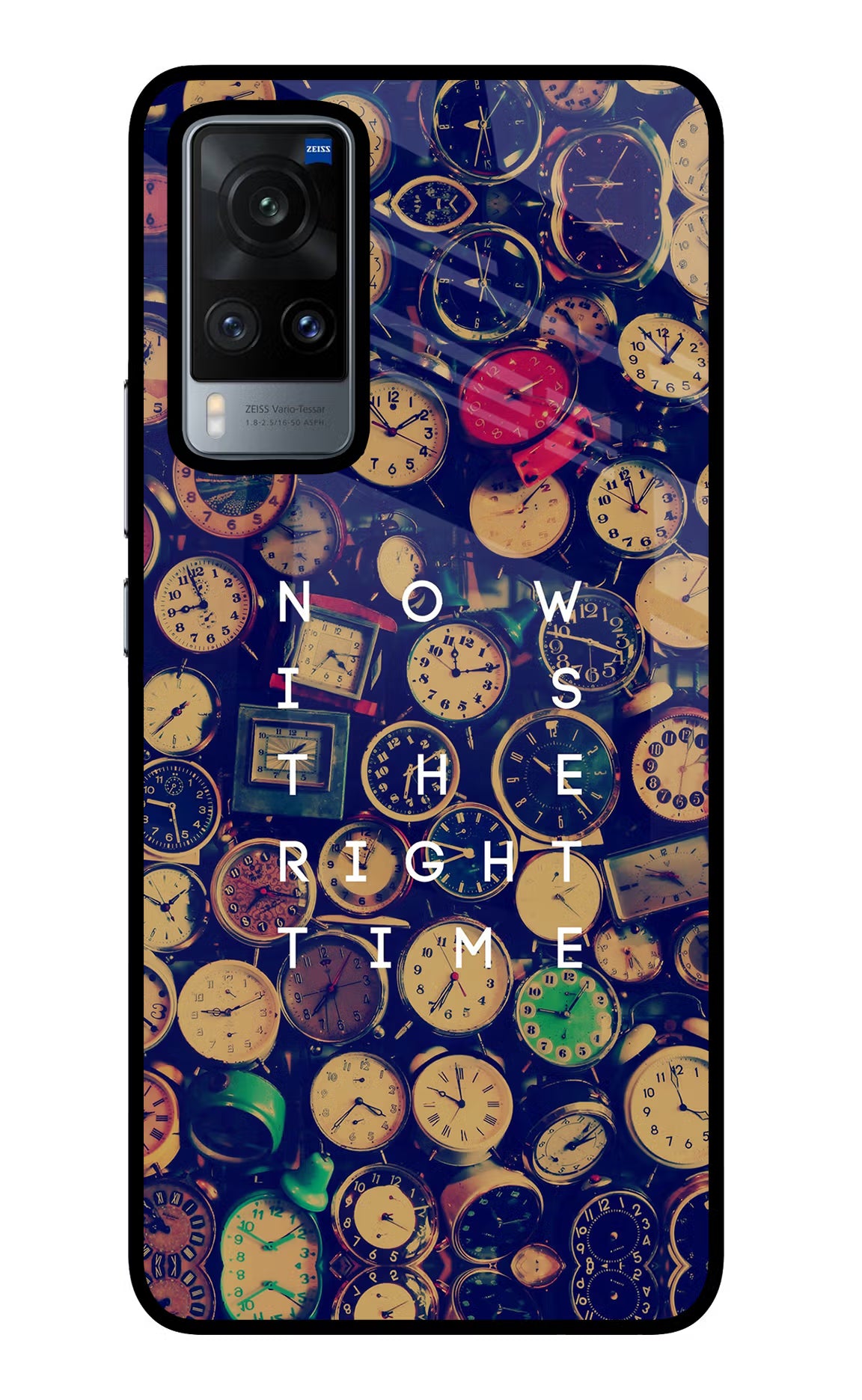 Now is the Right Time Quote Vivo X60 Glass Case - Now is the Right Time Quote Vivo X60 Glass Case Now is the Right Time Quote Vivo X60 Glass Case