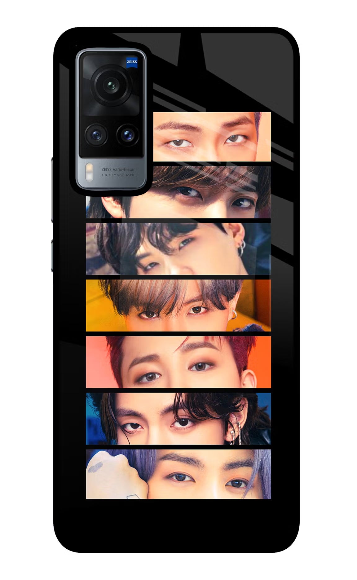 BTS Eyes Vivo X60 Glass Case - BTS Eyes Vivo X60 Glass Case BTS Eyes Vivo X60 Glass Case