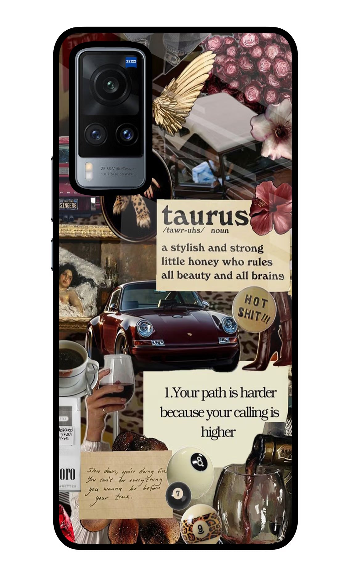 Taurus Zodiac Vivo X60 Glass Case - Taurus Zodiac Vivo X60 Glass Case Taurus Zodiac Vivo X60 Glass Case