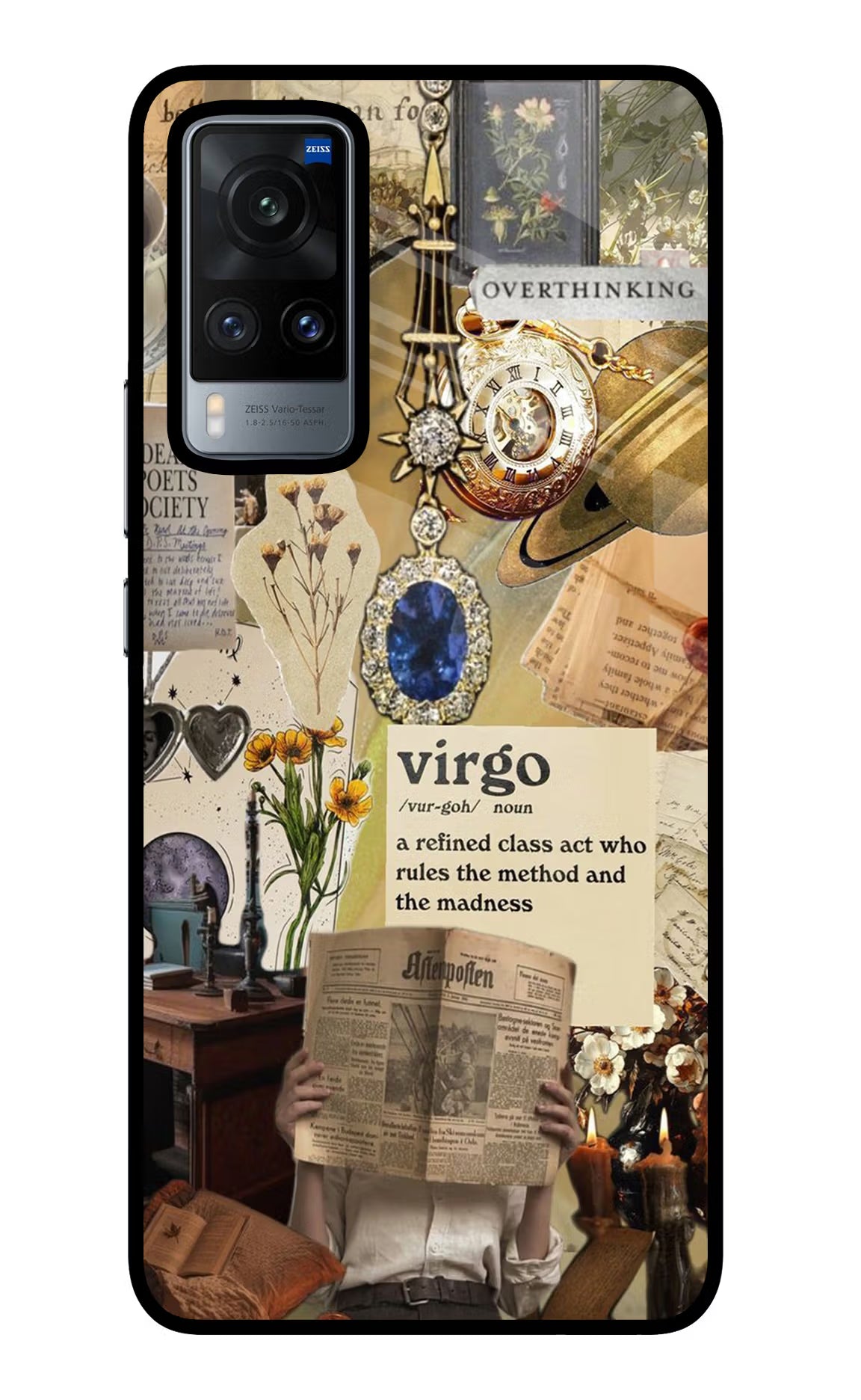 Virgo Zodiac Vivo X60 Glass Case - Virgo Zodiac Vivo X60 Glass Case Virgo Zodiac Vivo X60 Glass Case