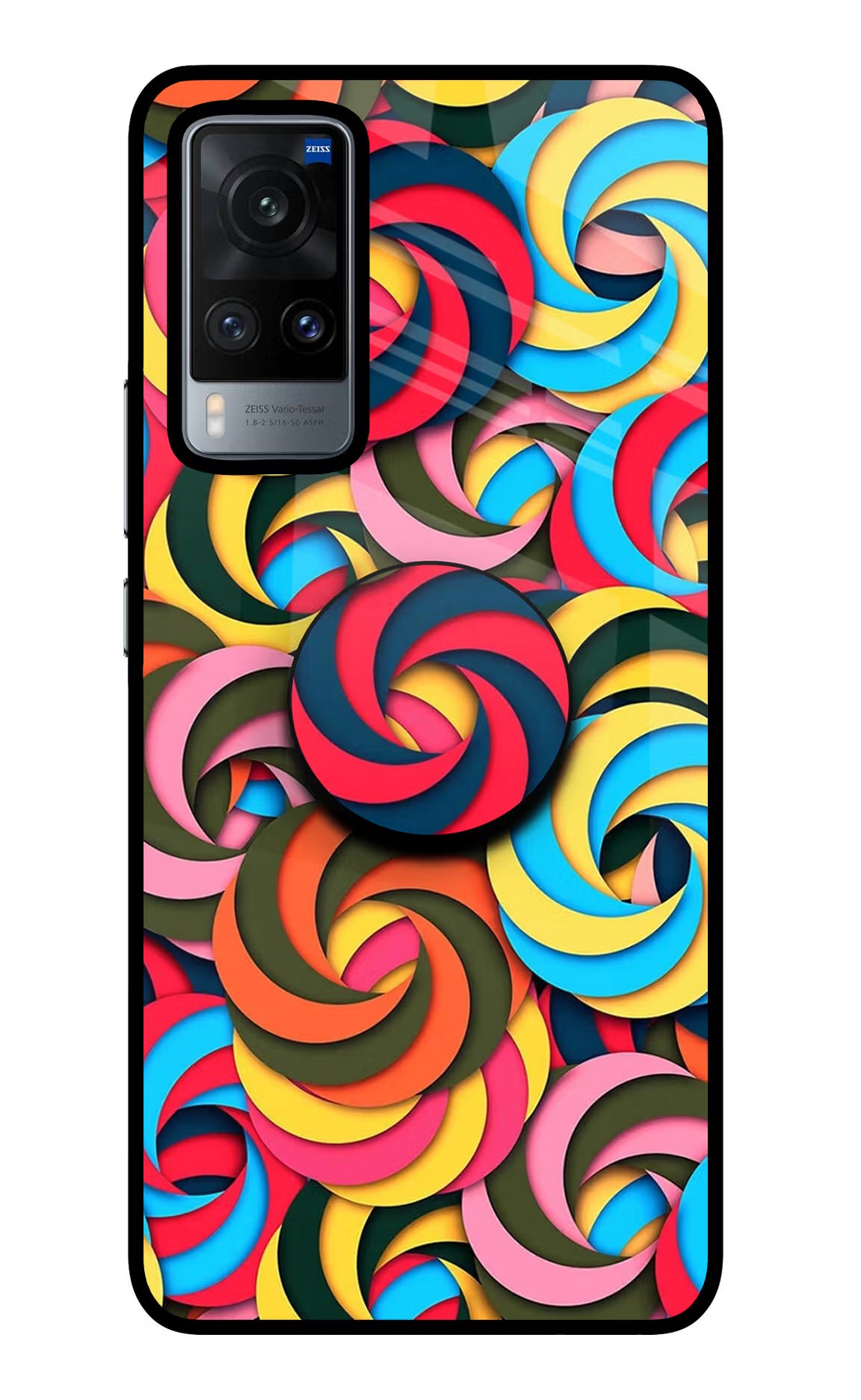 Spiral Pattern Vivo X60 Pop Case - Spiral Pattern Vivo X60 Pop Case by Casekaro Spiral Pattern Vivo X60 Pop Case by Casekaro