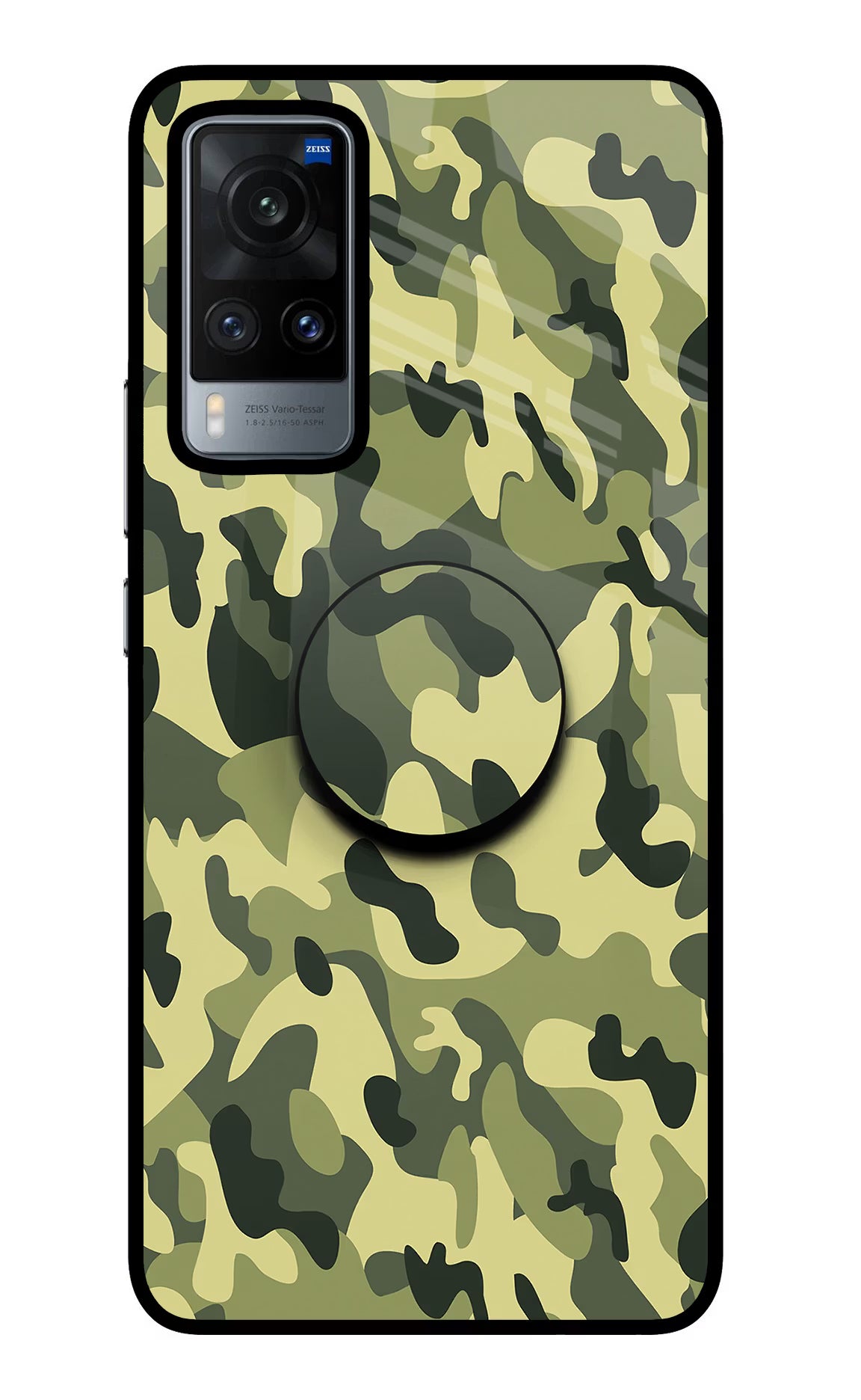 Camouflage Vivo X60 Pop Case - Camouflage Vivo X60 Pop Case by Casekaro Camouflage Vivo X60 Pop Case by Casekaro