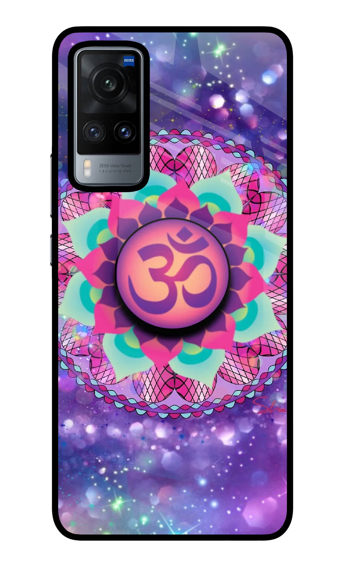 Om Purple Vivo X60 Pop Case - Om Purple Vivo X60 Pop Case by Casekaro Om Purple Vivo X60 Pop Case by Casekaro