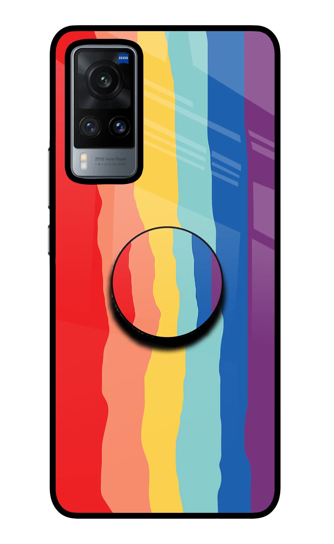 Rainbow Vivo X60 Pop Case - Rainbow Vivo X60 Pop Case by Casekaro Rainbow Vivo X60 Pop Case by Casekaro