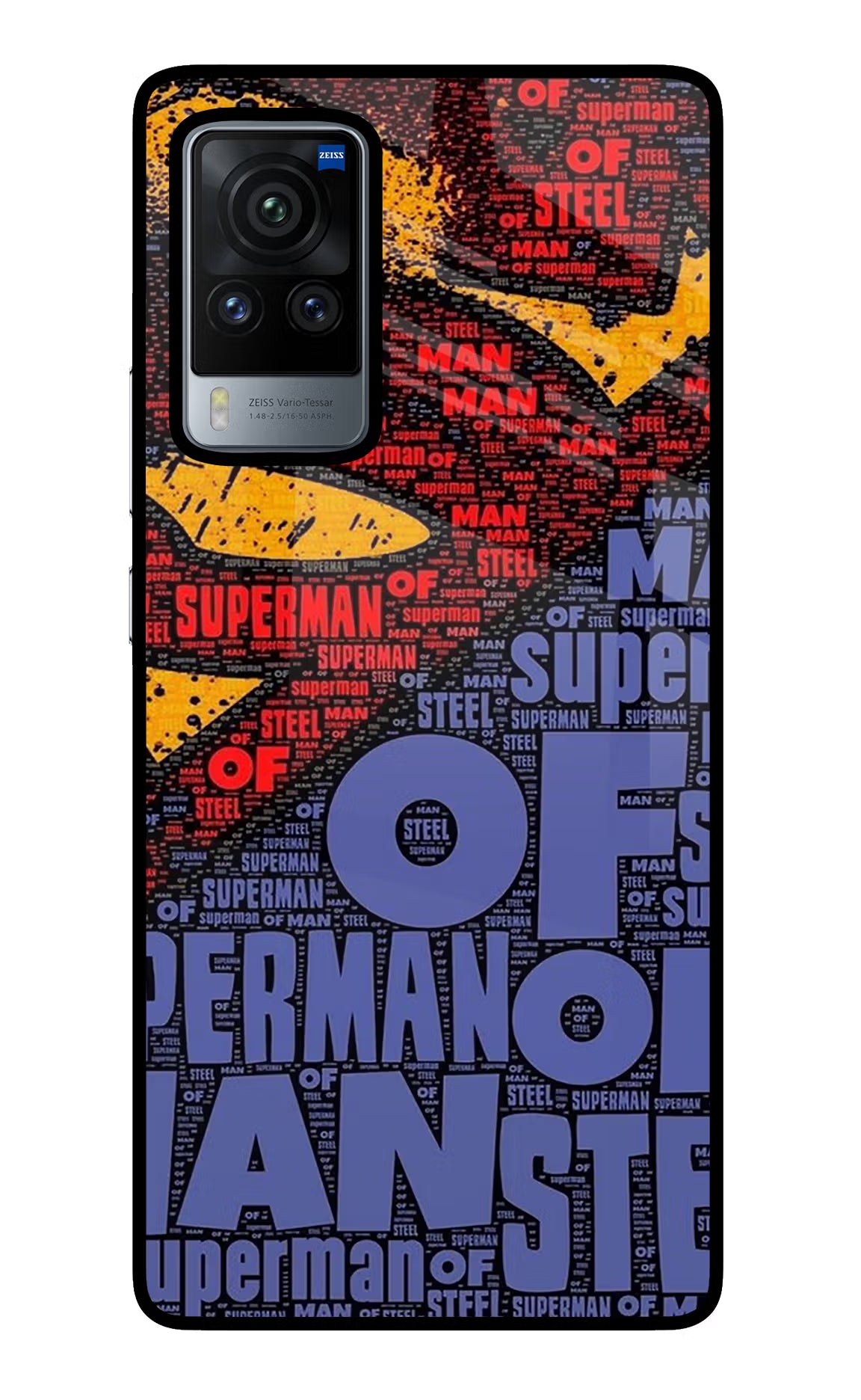 Superman Vivo X60 Pro Glass Case - Superman Vivo X60 Pro Glass Case Superman Vivo X60 Pro Glass Case