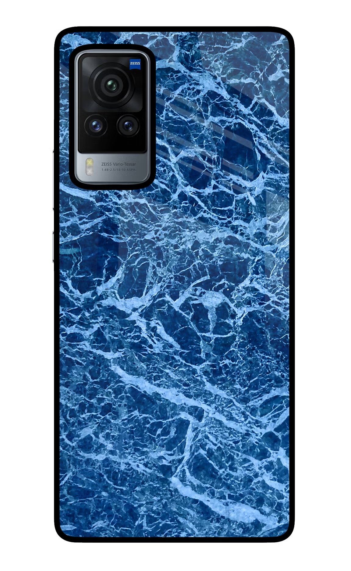 Blue Marble Vivo X60 Pro Back Cover - Blue Marble Vivo X60 Pro Glass Case Back Cover by Casekaro Blue Marble Vivo X60 Pro Glass Case Back Cover by Casekaro