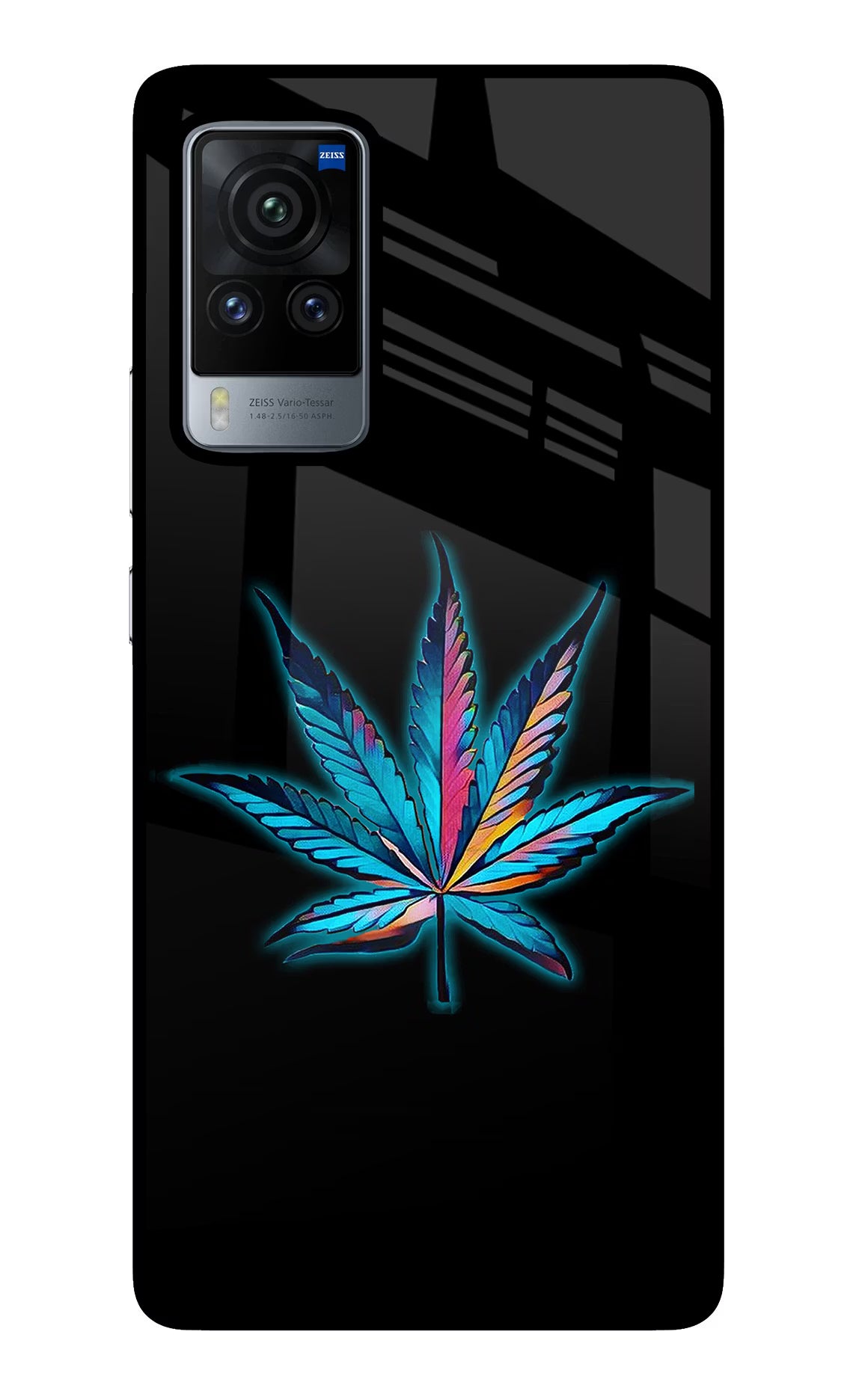 Weed Vivo X60 Pro Back Cover - Weed Vivo X60 Pro Glass Case Back Cover by Casekaro Weed Vivo X60 Pro Glass Case Back Cover by Casekaro