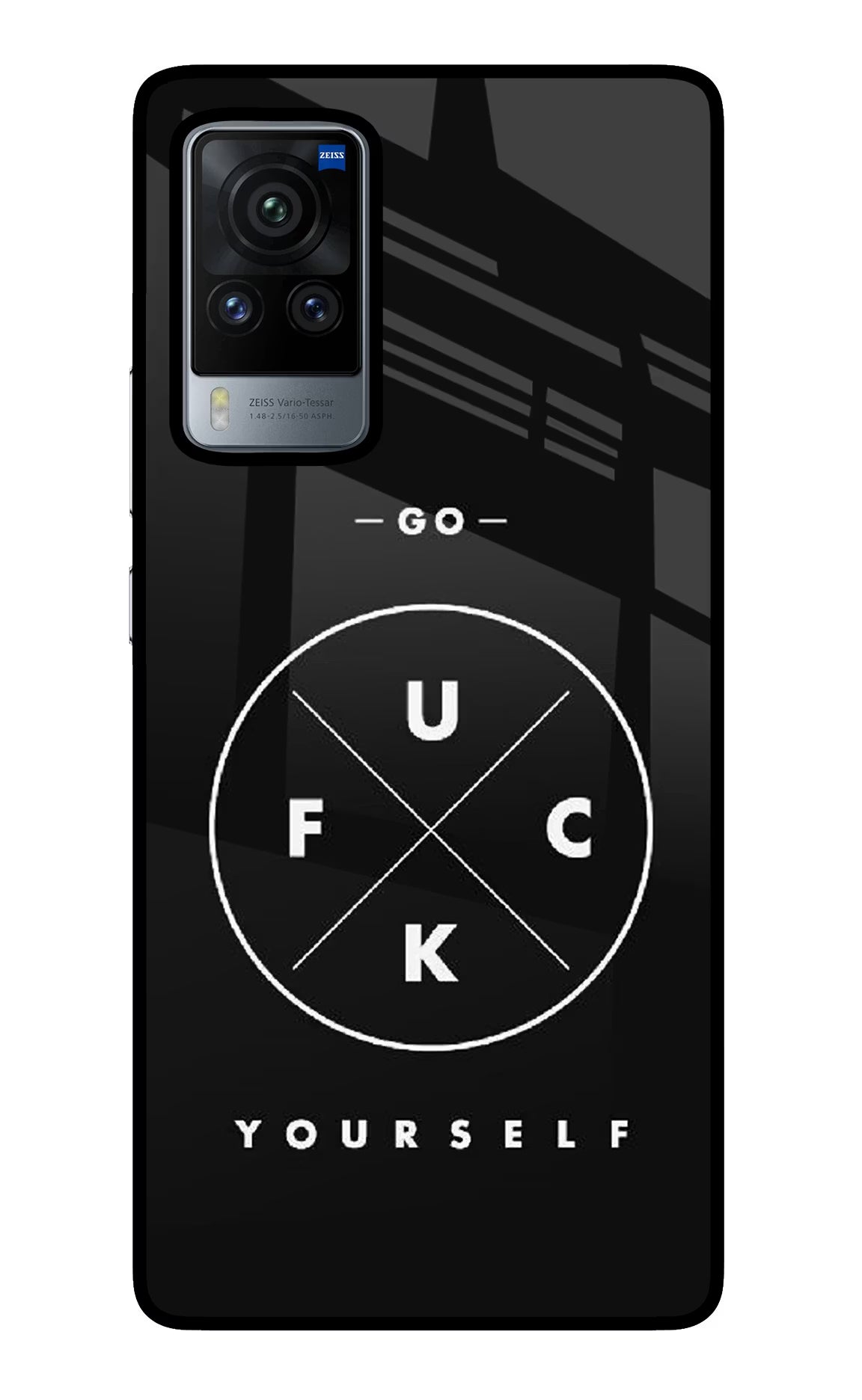 Go Fuck Yourself Vivo X60 Pro Glass Case - Go Fuck Yourself Vivo X60 Pro Glass Case Go Fuck Yourself Vivo X60 Pro Glass Case