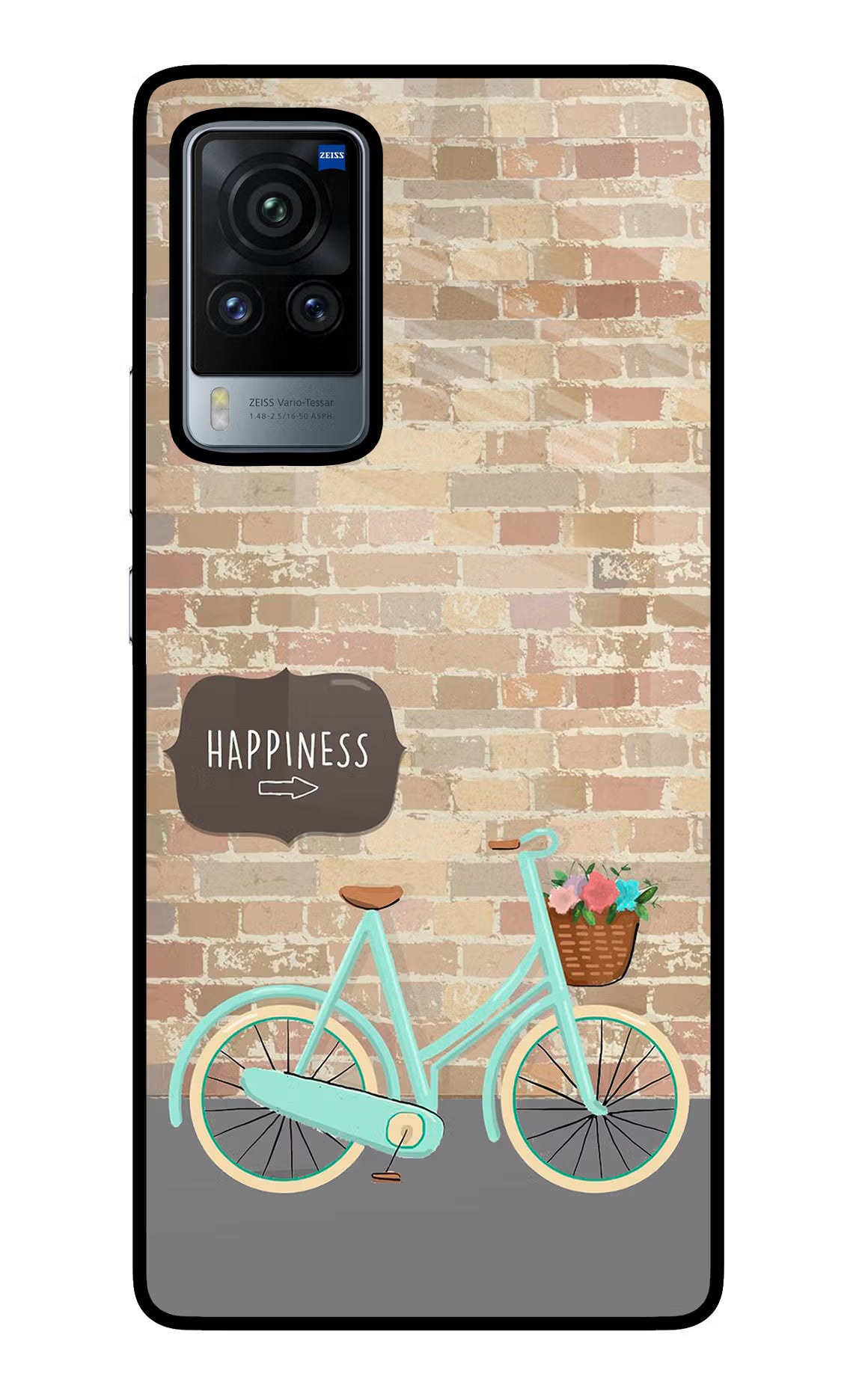 Happiness Artwork Vivo X60 Pro Back Cover - Happiness Artwork Vivo X60 Pro Glass Case Back Cover by Casekaro Happiness Artwork Vivo X60 Pro Glass Case Back Cover by Casekaro