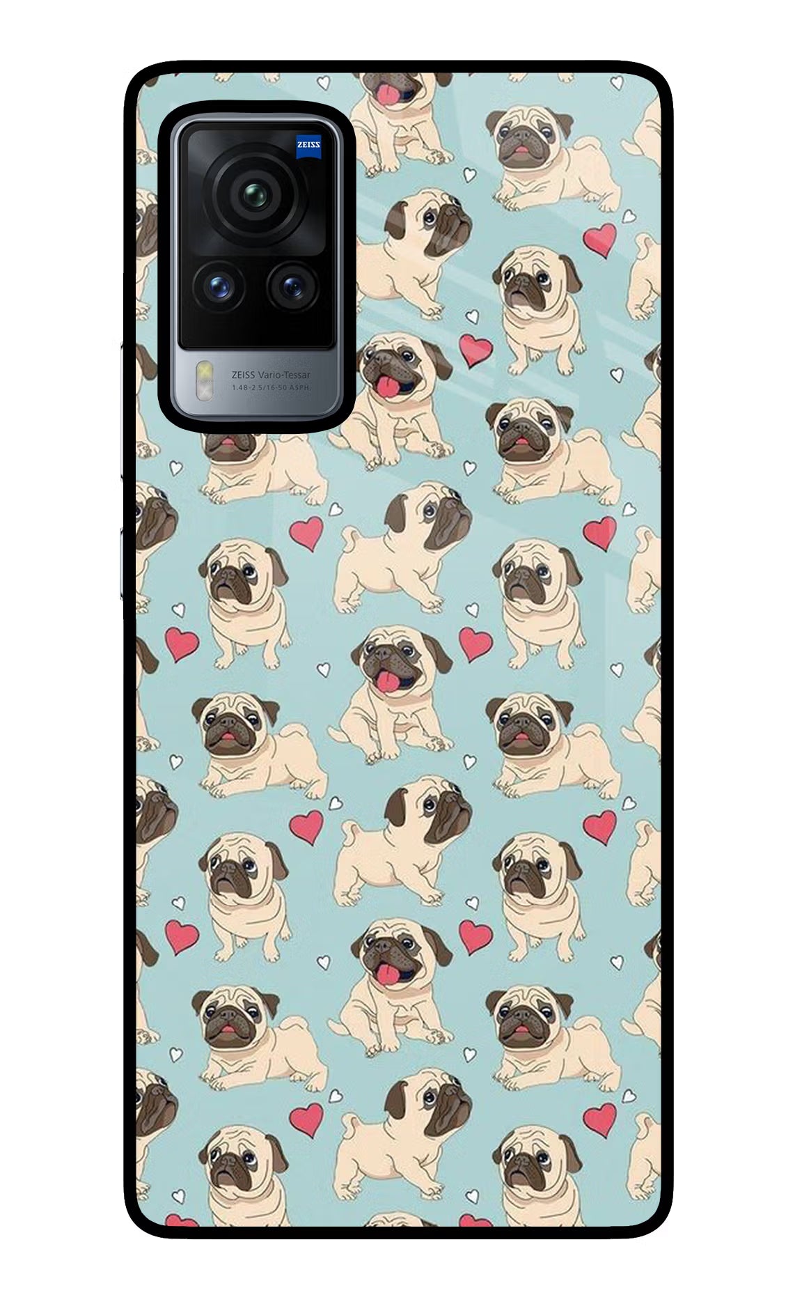 Pug Dog Vivo X60 Pro Glass Case - Pug Dog Vivo X60 Pro Glass Case Pug Dog Vivo X60 Pro Glass Case
