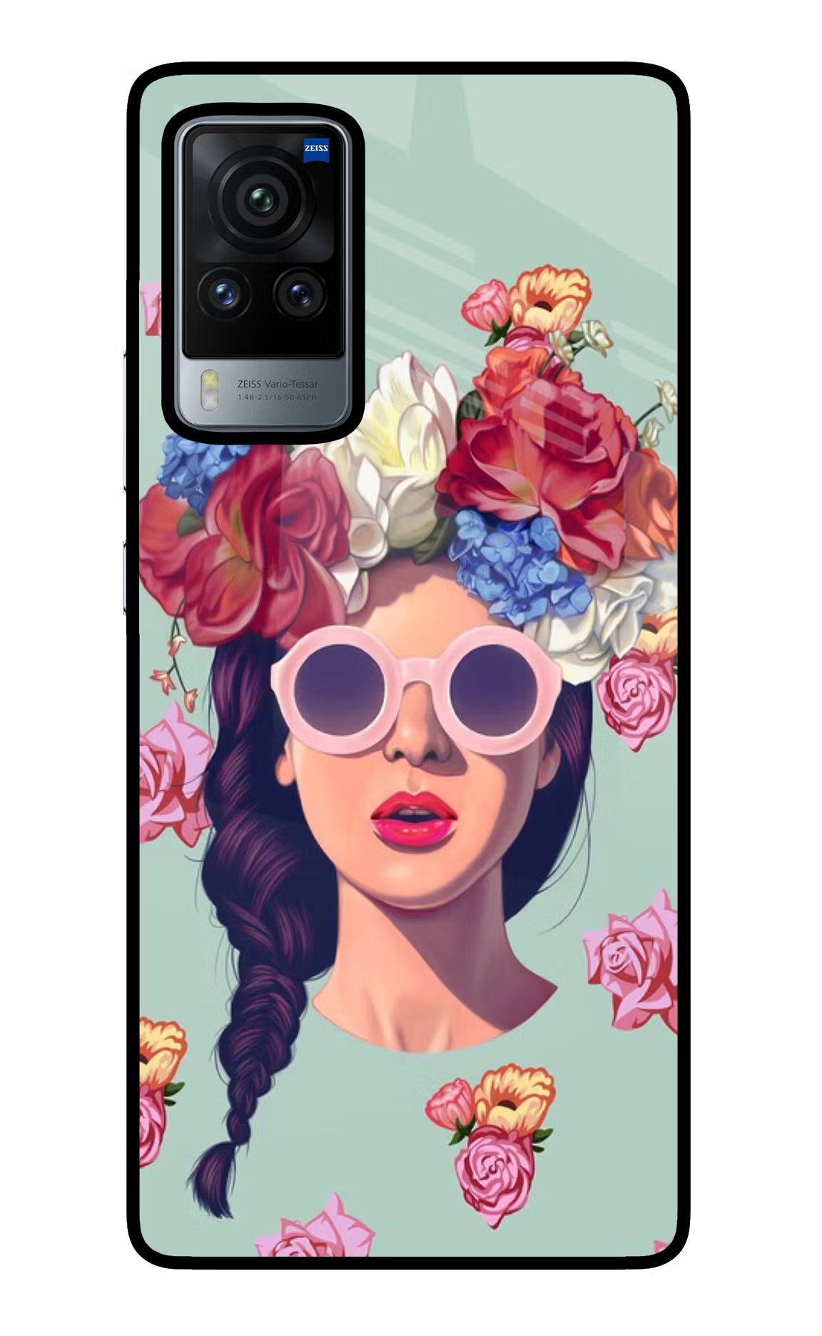 Pretty Girl Vivo X60 Pro Back Cover - Pretty Girl Vivo X60 Pro Glass Case Back Cover by Casekaro Pretty Girl Vivo X60 Pro Glass Case Back Cover by Casekaro