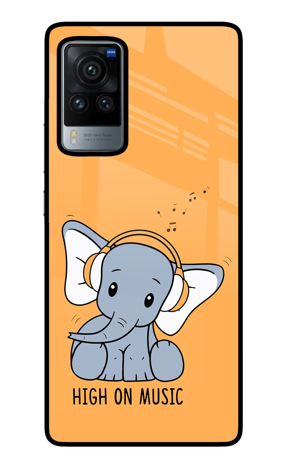 High On Music Vivo X60 Pro Back Cover - High On Music Vivo X60 Pro Glass Case Back Cover by Casekaro High On Music Vivo X60 Pro Glass Case Back Cover by Casekaro