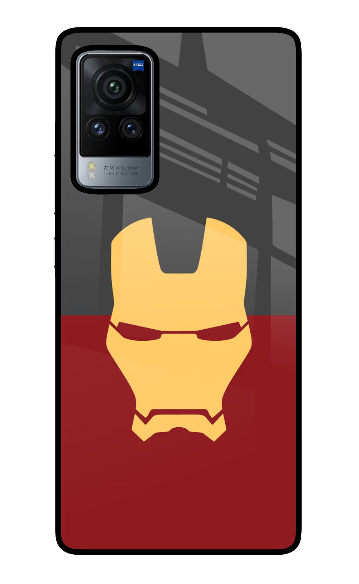 Ironman Vivo X60 Pro Back Cover - Ironman Vivo X60 Pro Glass Case Back Cover by Casekaro Ironman Vivo X60 Pro Glass Case Back Cover by Casekaro