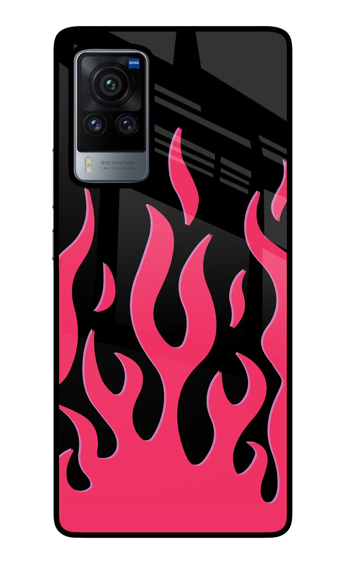 Fire Flames Vivo X60 Pro Glass Case - Fire Flames Vivo X60 Pro Glass Case Fire Flames Vivo X60 Pro Glass Case