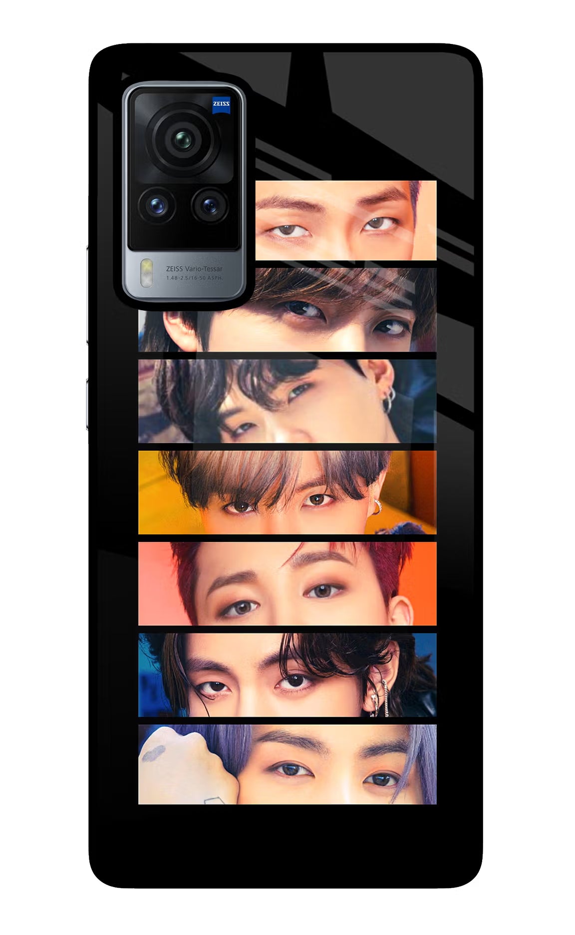 BTS Eyes Vivo X60 Pro Glass Case - BTS Eyes Vivo X60 Pro Glass Case BTS Eyes Vivo X60 Pro Glass Case