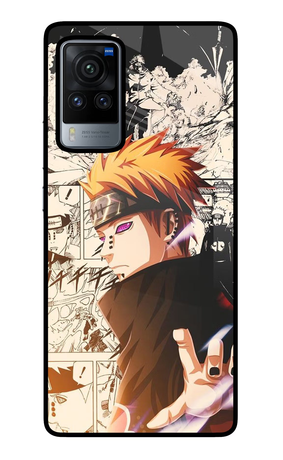 Pain Anime Vivo X60 Pro Back Cover - Pain Anime Vivo X60 Pro Glass Case Back Cover by Casekaro Pain Anime Vivo X60 Pro Glass Case Back Cover by Casekaro
