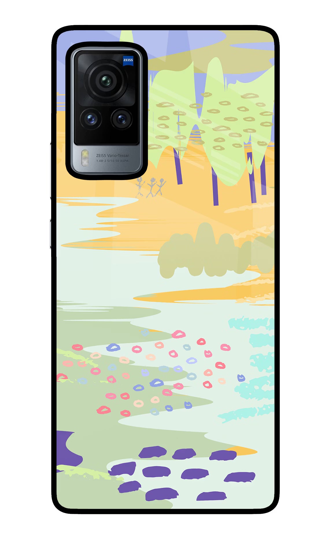Scenery Vivo X60 Pro Glass Case - Scenery Vivo X60 Pro Glass Case Scenery Vivo X60 Pro Glass Case