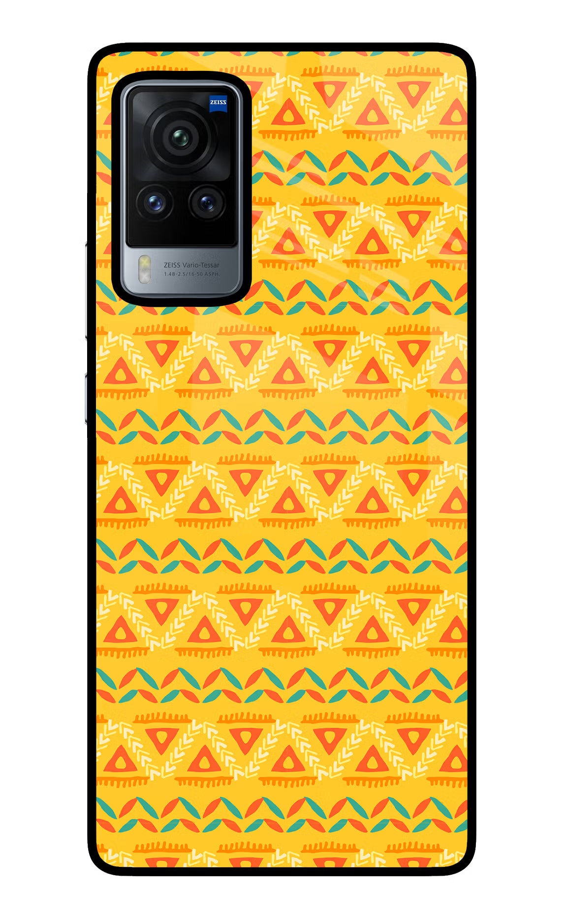 Tribal Pattern Vivo X60 Pro Back Cover - Tribal Pattern Vivo X60 Pro Glass Case Back Cover by Casekaro Tribal Pattern Vivo X60 Pro Glass Case Back Cover by Casekaro