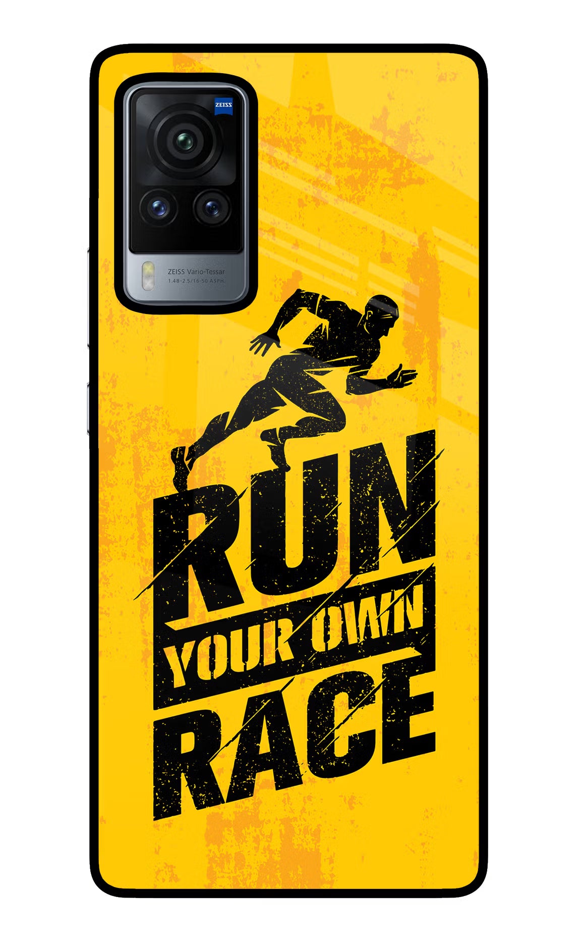 Run Your Own Race Vivo X60 Pro Glass Case - Run Your Own Race Vivo X60 Pro Glass Case Run Your Own Race Vivo X60 Pro Glass Case