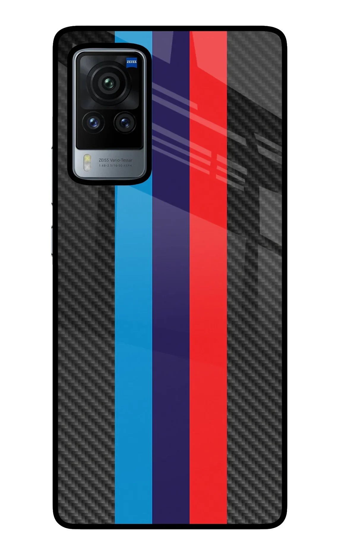 BMW Stripes Pattern Vivo X60 Pro Glass Case - BMW Stripes Pattern Vivo X60 Pro Glass Case BMW Stripes Pattern Vivo X60 Pro Glass Case