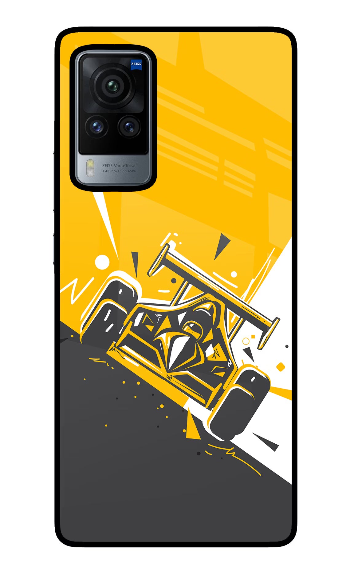 Track King Vivo X60 Pro Back Cover - Track King Vivo X60 Pro Glass Case Back Cover by Casekaro Track King Vivo X60 Pro Glass Case Back Cover by Casekaro