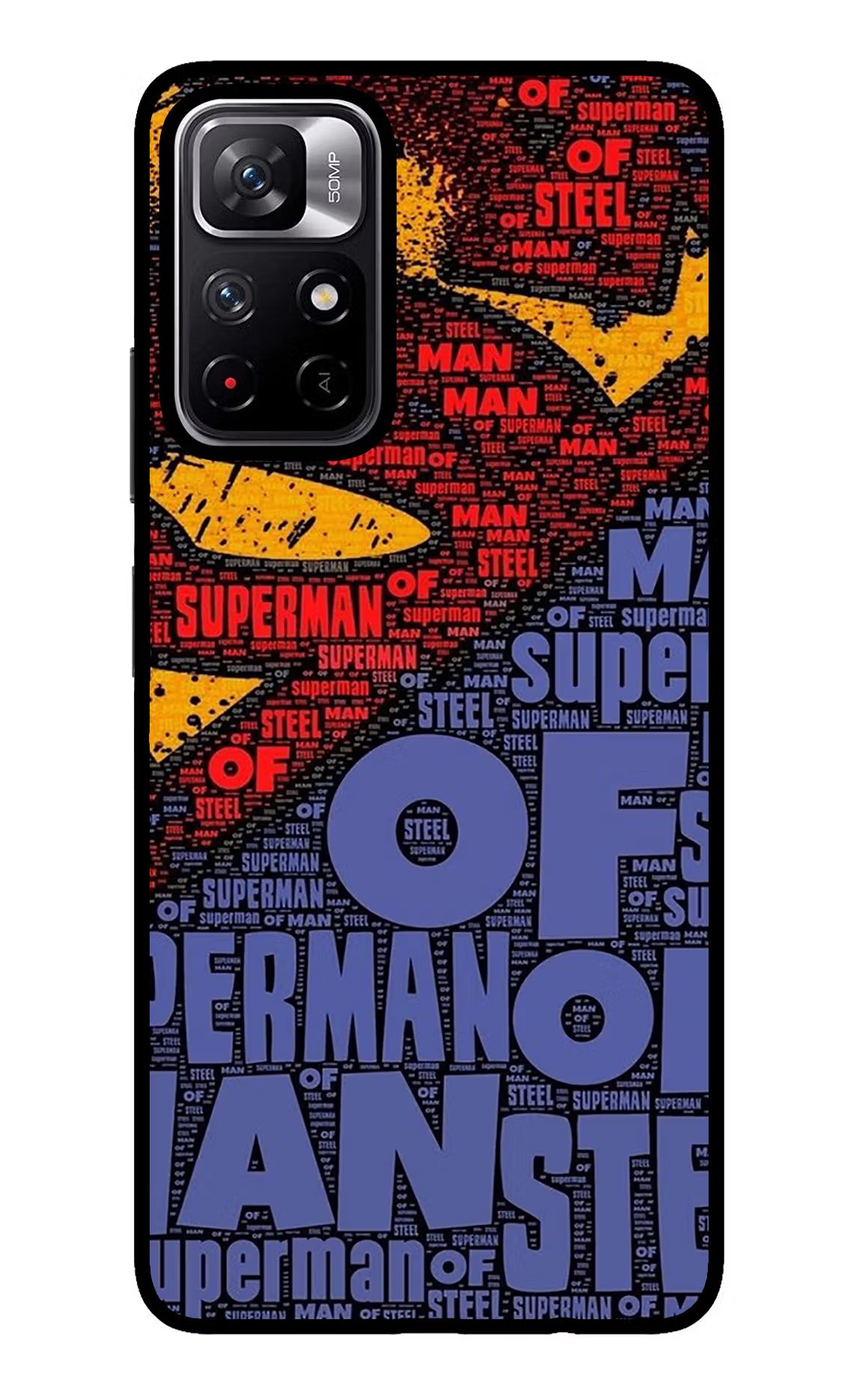 Superman Redmi Note 11T 5G Glass Case - Superman Redmi Note 11T 5G Glass Case Superman Redmi Note 11T 5G Glass Case