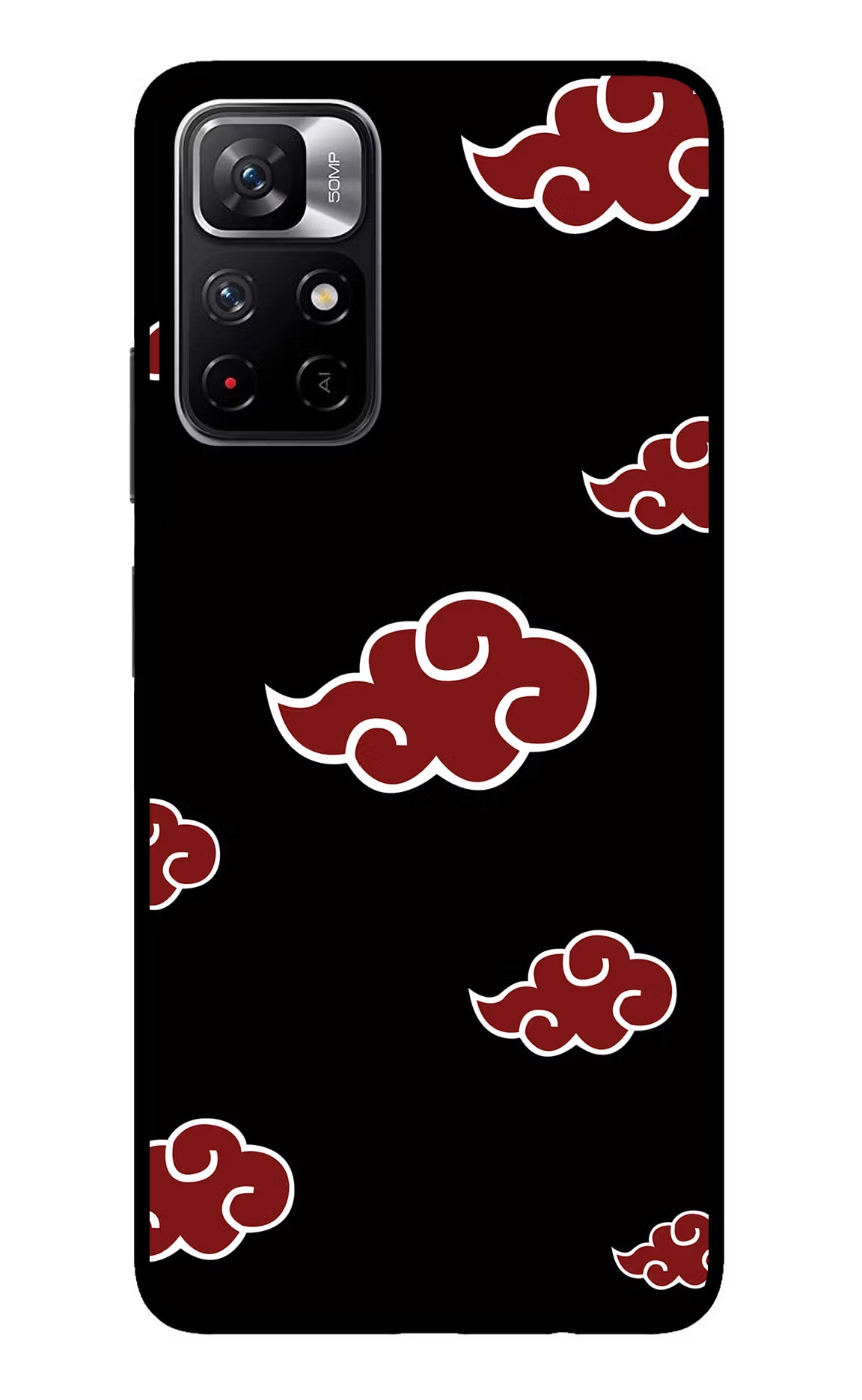 Akatsuki Redmi Note 11T 5G Back Cover - Akatsuki Redmi Note 11T 5G Glass Case Back Cover by Casekaro Akatsuki Redmi Note 11T 5G Glass Case Back Cover by Casekaro