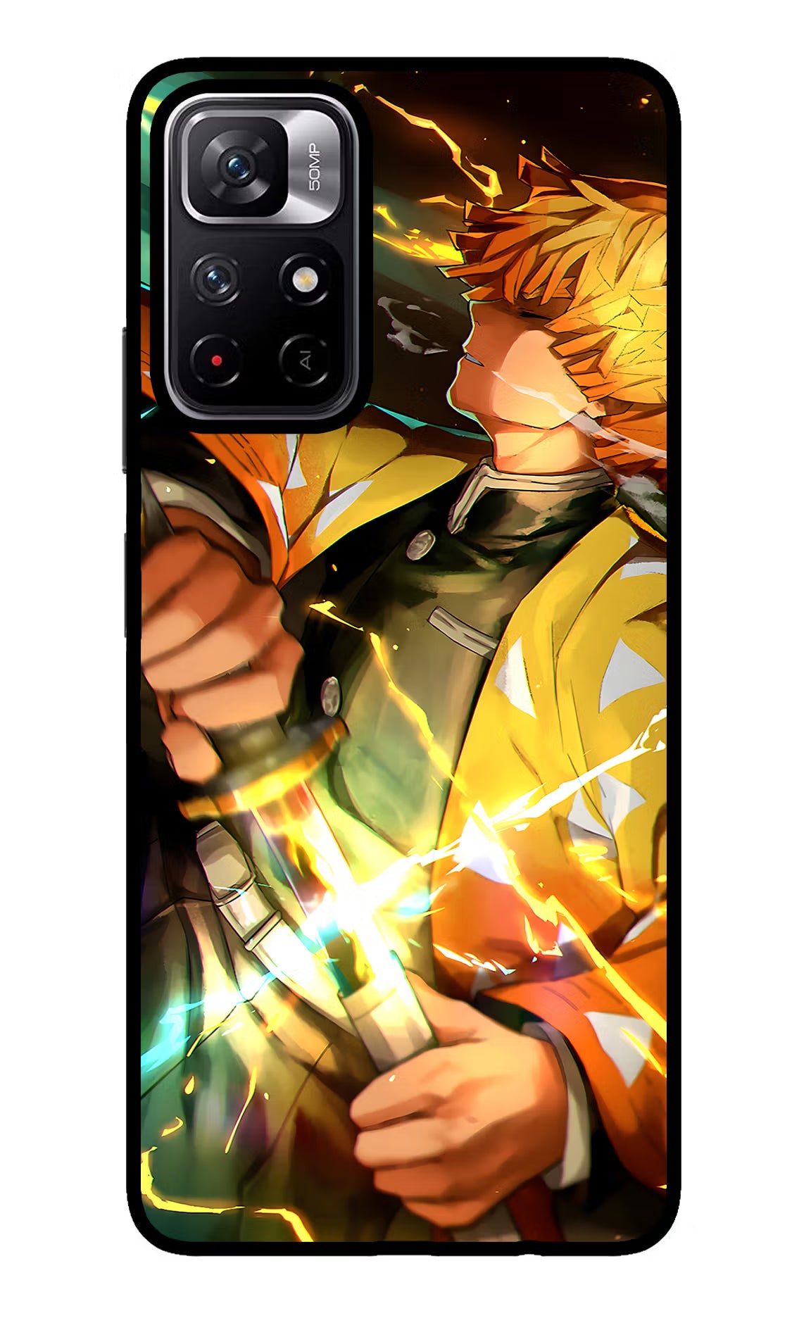 Demon Slayer Redmi Note 11T 5G Glass Case - Demon Slayer Redmi Note 11T 5G Glass Case Demon Slayer Redmi Note 11T 5G Glass Case