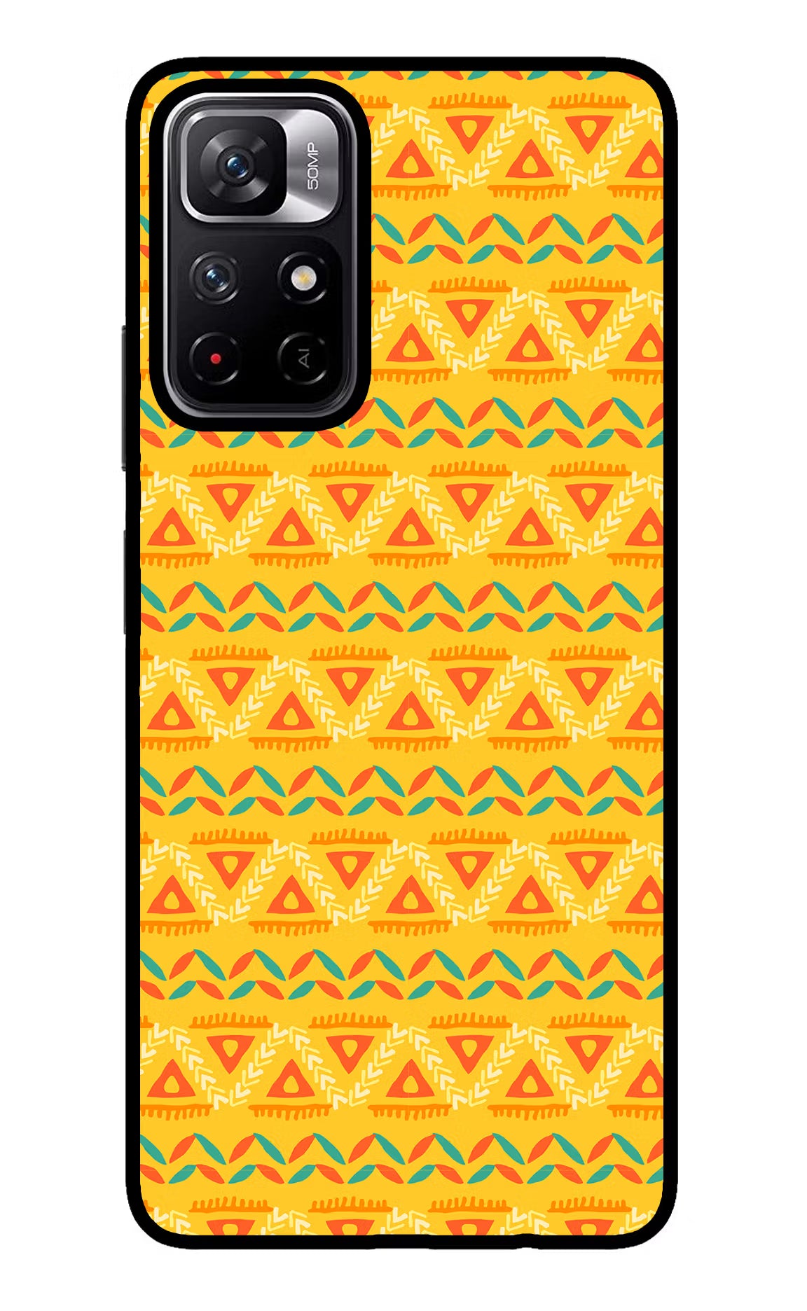 Tribal Pattern Redmi Note 11T 5G Glass Case - Tribal Pattern Redmi Note 11T 5G Glass Case Tribal Pattern Redmi Note 11T 5G Glass Case