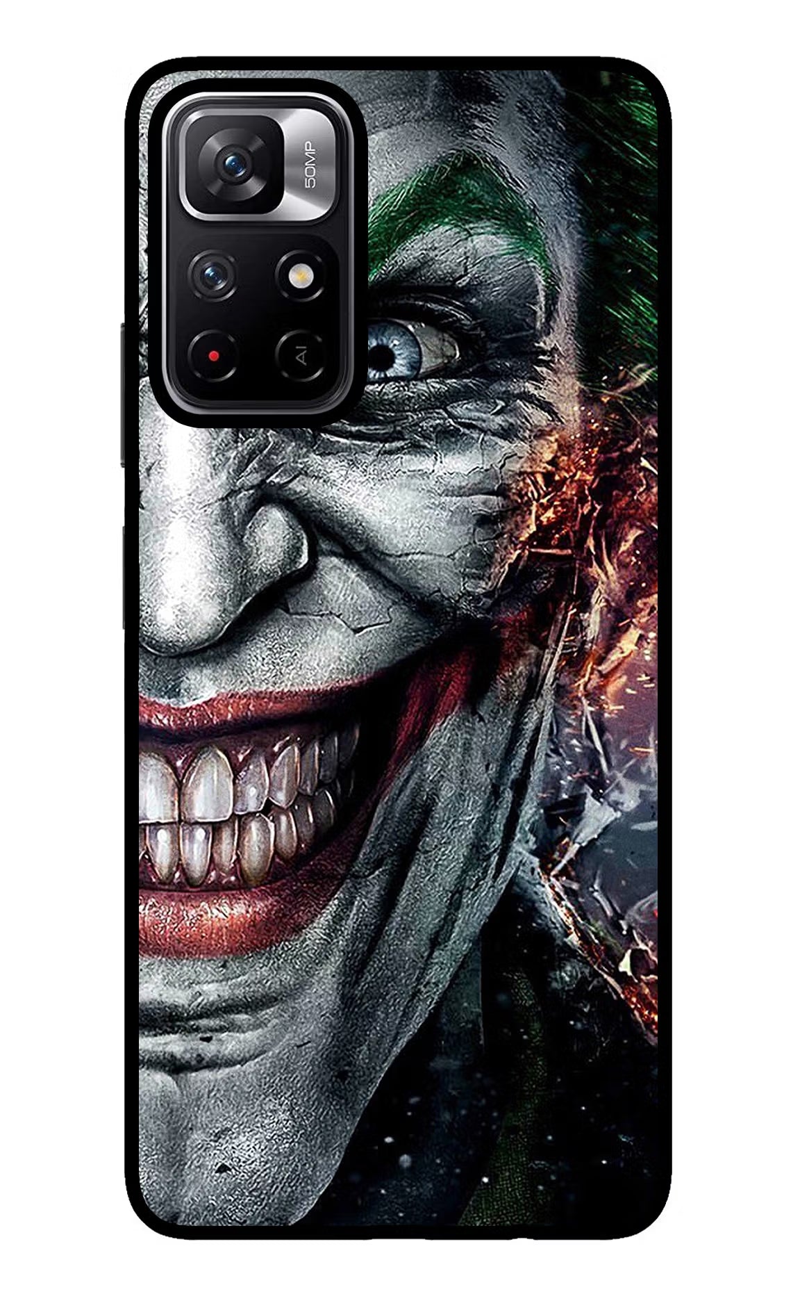 Joker Cam Redmi Note 11T 5G Glass Case - Joker Cam Redmi Note 11T 5G Glass Case Joker Cam Redmi Note 11T 5G Glass Case