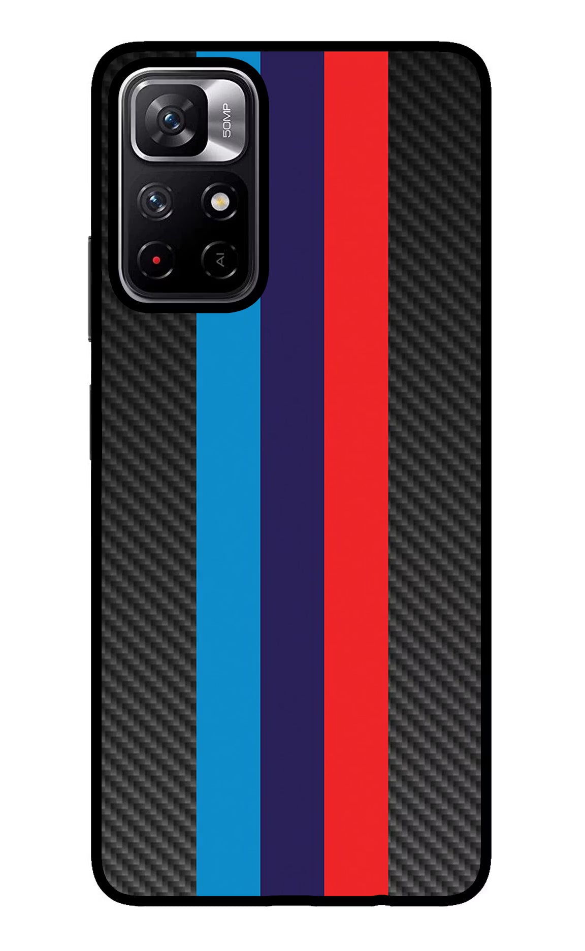 BMW Stripes Pattern Redmi Note 11T 5G Back Cover - BMW Stripes Pattern Redmi Note 11T 5G Glass Case Back Cover by Casekaro BMW Stripes Pattern Redmi Note 11T 5G Glass Case Back Cover by Casekaro