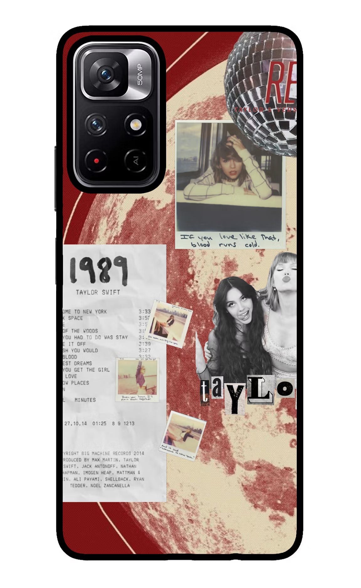 Taylor Swift Redmi Note 11T 5G Glass Case - Taylor Swift Redmi Note 11T 5G Glass Case Taylor Swift Redmi Note 11T 5G Glass Case