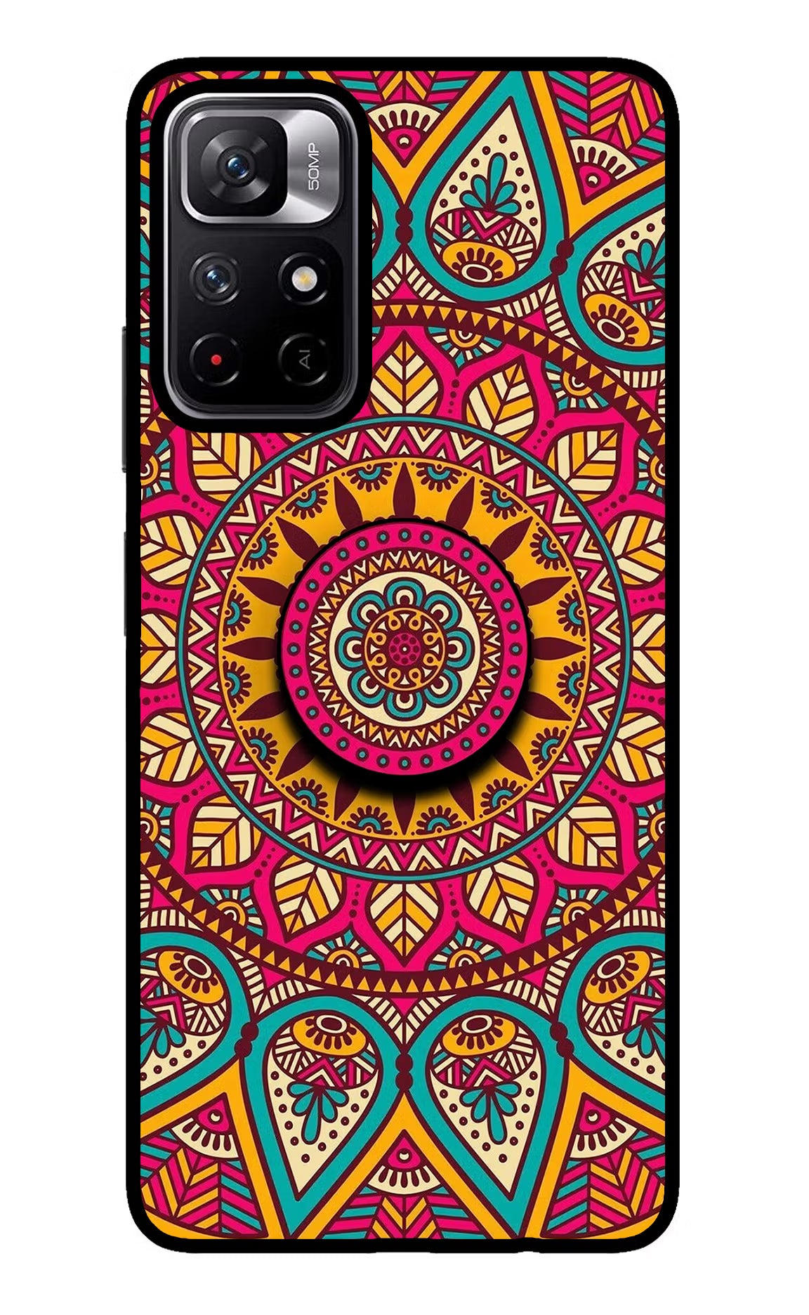 Mandala Redmi Note 11T 5G Pop Case - Mandala Redmi Note 11T 5G Pop Case by Casekaro Mandala Redmi Note 11T 5G Pop Case by Casekaro