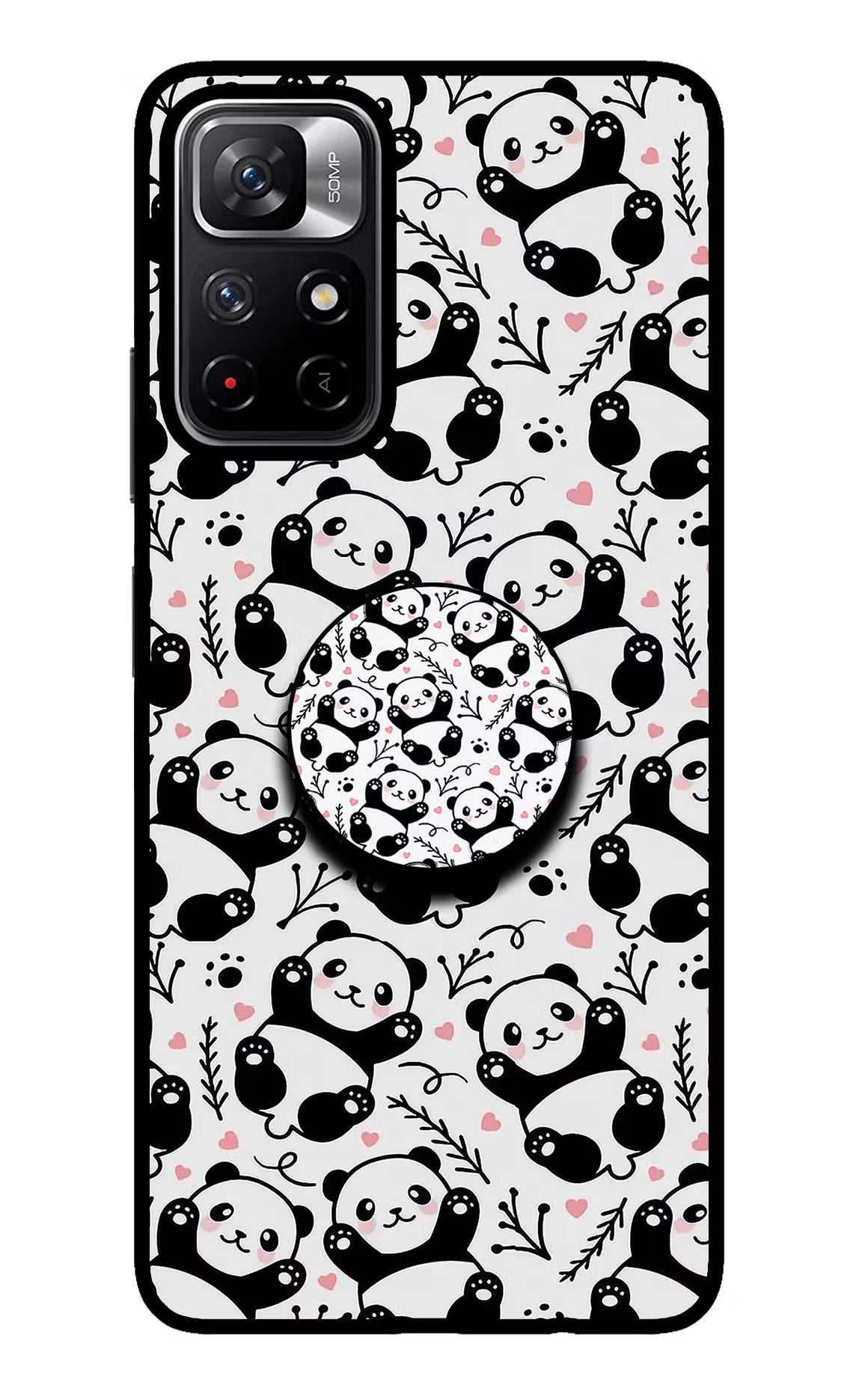 Cute Panda Redmi Note 11T 5G Pop Case - Cute Panda Redmi Note 11T 5G Pop Case by Casekaro Cute Panda Redmi Note 11T 5G Pop Case by Casekaro