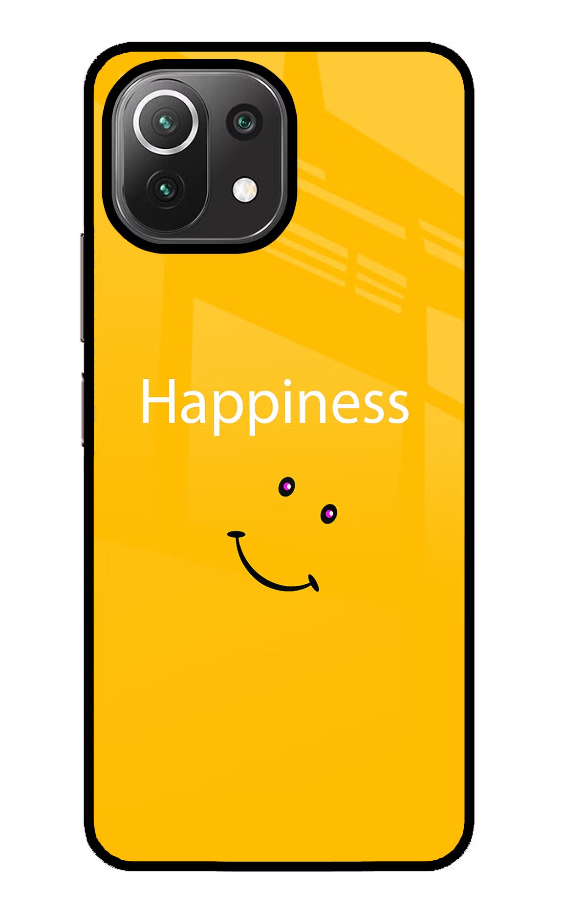 Happiness With Smiley Mi 11 Lite NE 5G Glass Case - Happiness With Smiley Mi 11 Lite NE 5G Glass Case Happiness With Smiley Mi 11 Lite NE 5G Glass Case