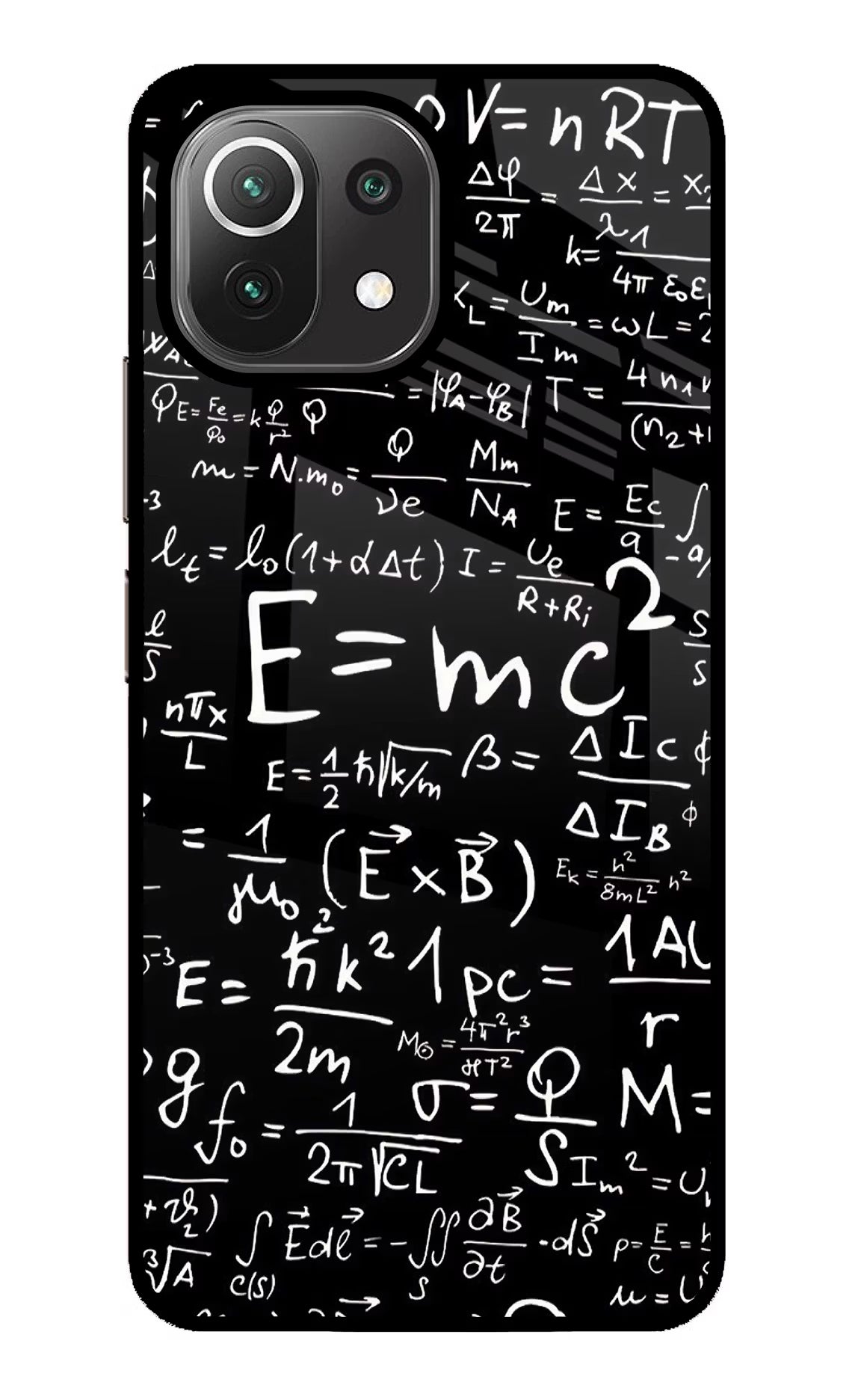 Physics Formula Mi 11 Lite NE 5G Back Cover - Physics Formula Mi 11 Lite NE 5G Glass Case Back Cover by Casekaro Physics Formula Mi 11 Lite NE 5G Glass Case Back Cover by Casekaro