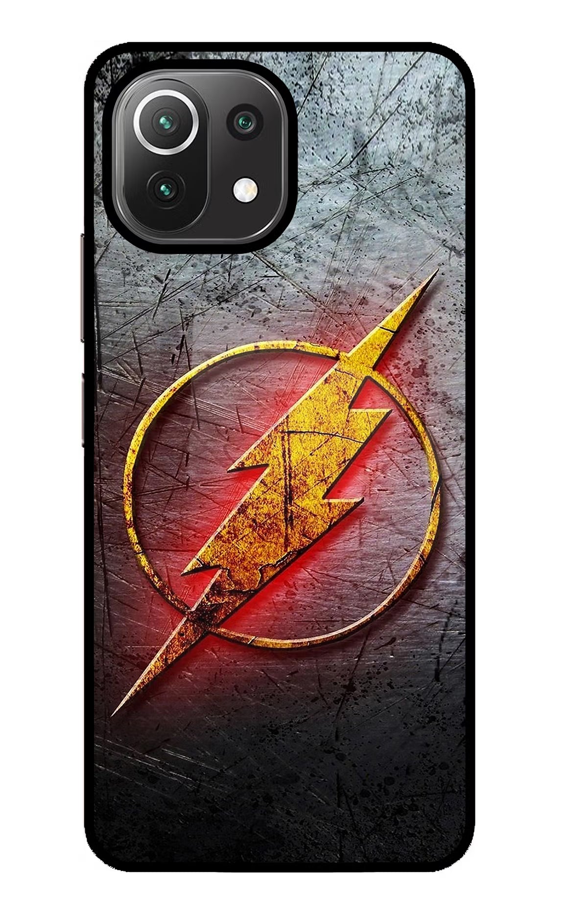 Flash Mi 11 Lite NE 5G Back Cover - Flash Mi 11 Lite NE 5G Glass Case Back Cover by Casekaro Flash Mi 11 Lite NE 5G Glass Case Back Cover by Casekaro