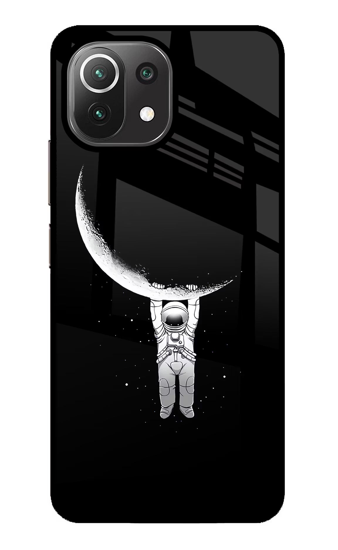Moon Space Mi 11 Lite NE 5G Glass Case - Moon Space Mi 11 Lite NE 5G Glass Case Moon Space Mi 11 Lite NE 5G Glass Case