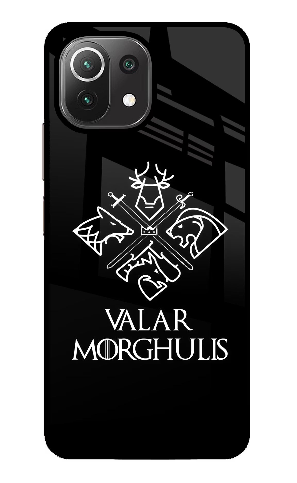 Valar Morghulis | Game Of Thrones Mi 11 Lite NE 5G Back Cover - Valar Morghulis | Game Of Thrones Mi 11 Lite NE 5G Glass Case Back Cover by Casekaro Valar Morghulis | Game Of Thrones Mi 11 Lite NE 5G Glass Case Back Cover by Casekaro