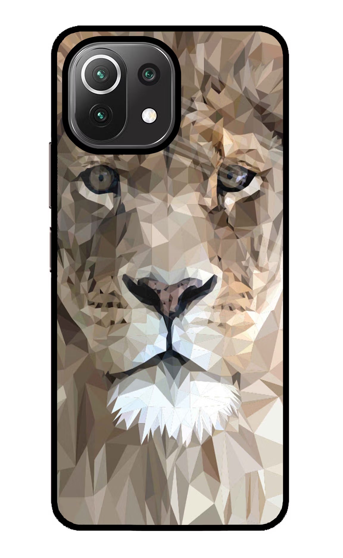 Lion Art Mi 11 Lite NE 5G Glass Case - Lion Art Mi 11 Lite NE 5G Glass Case Lion Art Mi 11 Lite NE 5G Glass Case