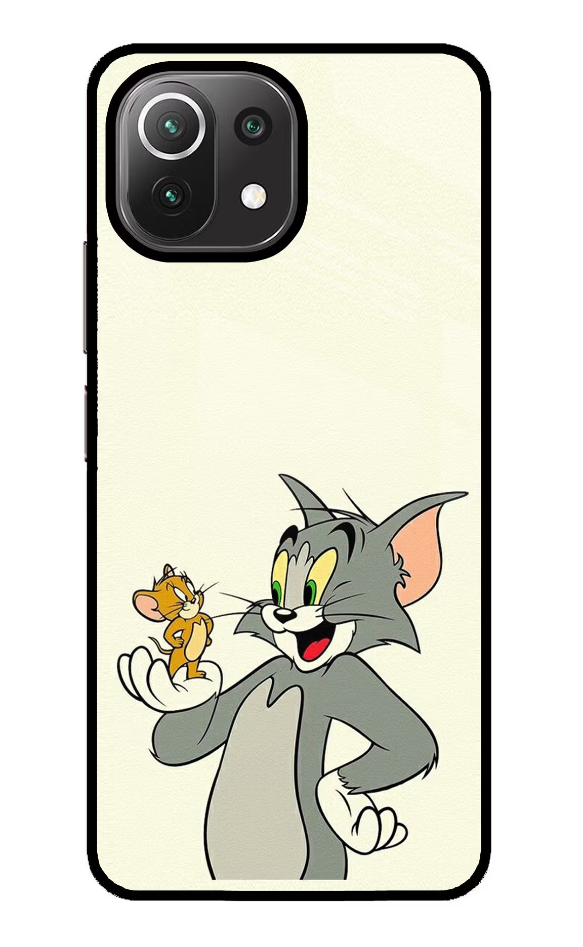Tom & Jerry Mi 11 Lite NE 5G Glass Case - Tom & Jerry Mi 11 Lite NE 5G Glass Case Tom & Jerry Mi 11 Lite NE 5G Glass Case