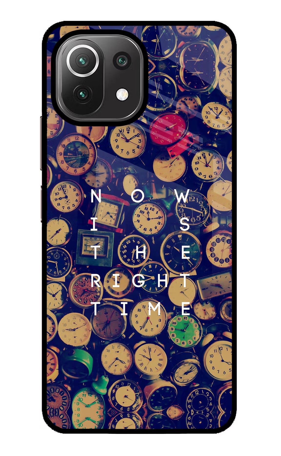 Now is the Right Time Quote Mi 11 Lite NE 5G Glass Case - Now is the Right Time Quote Mi 11 Lite NE 5G Glass Case Now is the Right Time Quote Mi 11 Lite NE 5G Glass Case