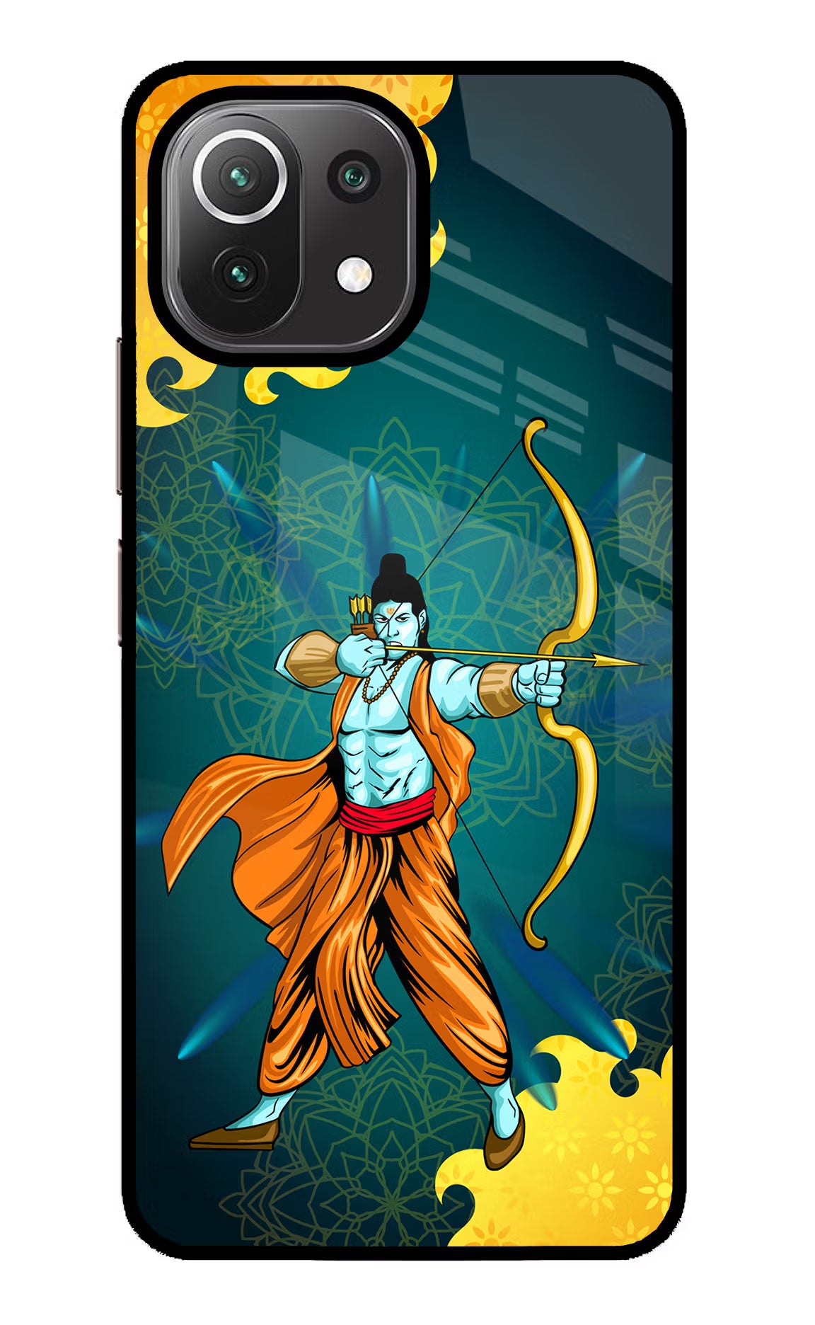 Lord Ram - 6 Mi 11 Lite NE 5G Glass Case - Lord Ram - 6 Mi 11 Lite NE 5G Glass Case Lord Ram - 6 Mi 11 Lite NE 5G Glass Case