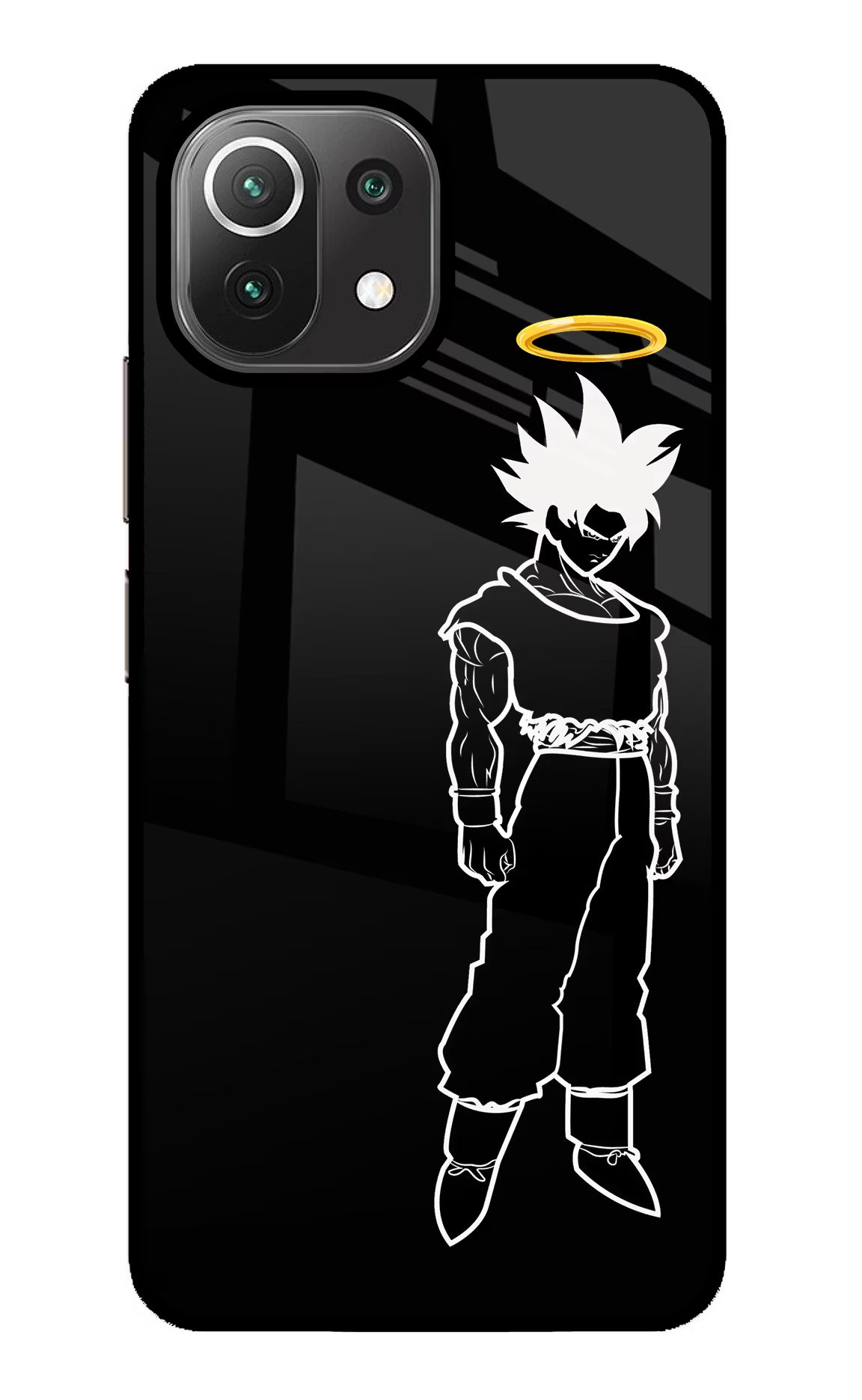 DBS Character Mi 11 Lite NE 5G Back Cover - DBS Character Mi 11 Lite NE 5G Glass Case Back Cover by Casekaro DBS Character Mi 11 Lite NE 5G Glass Case Back Cover by Casekaro
