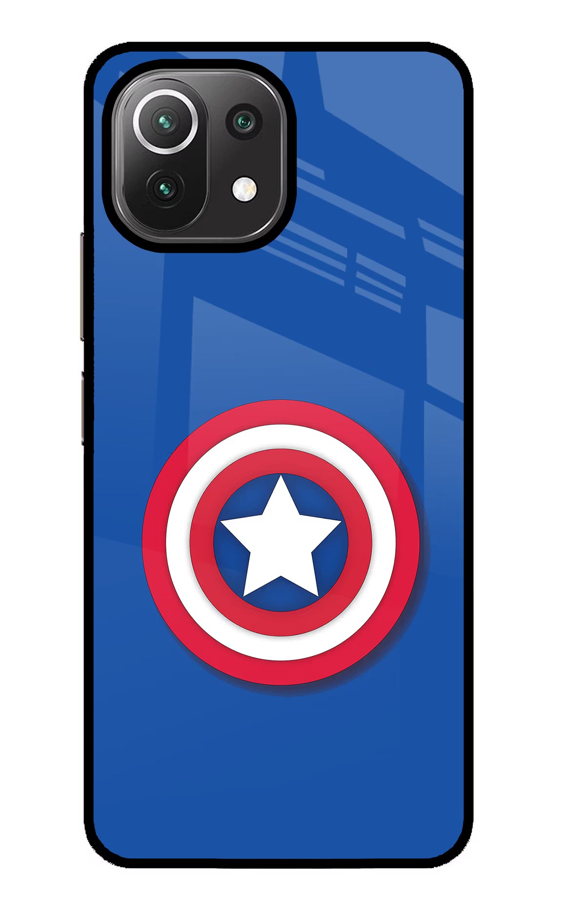 Shield Mi 11 Lite NE 5G Back Cover - Shield Mi 11 Lite NE 5G Glass Case Back Cover by Casekaro Shield Mi 11 Lite NE 5G Glass Case Back Cover by Casekaro